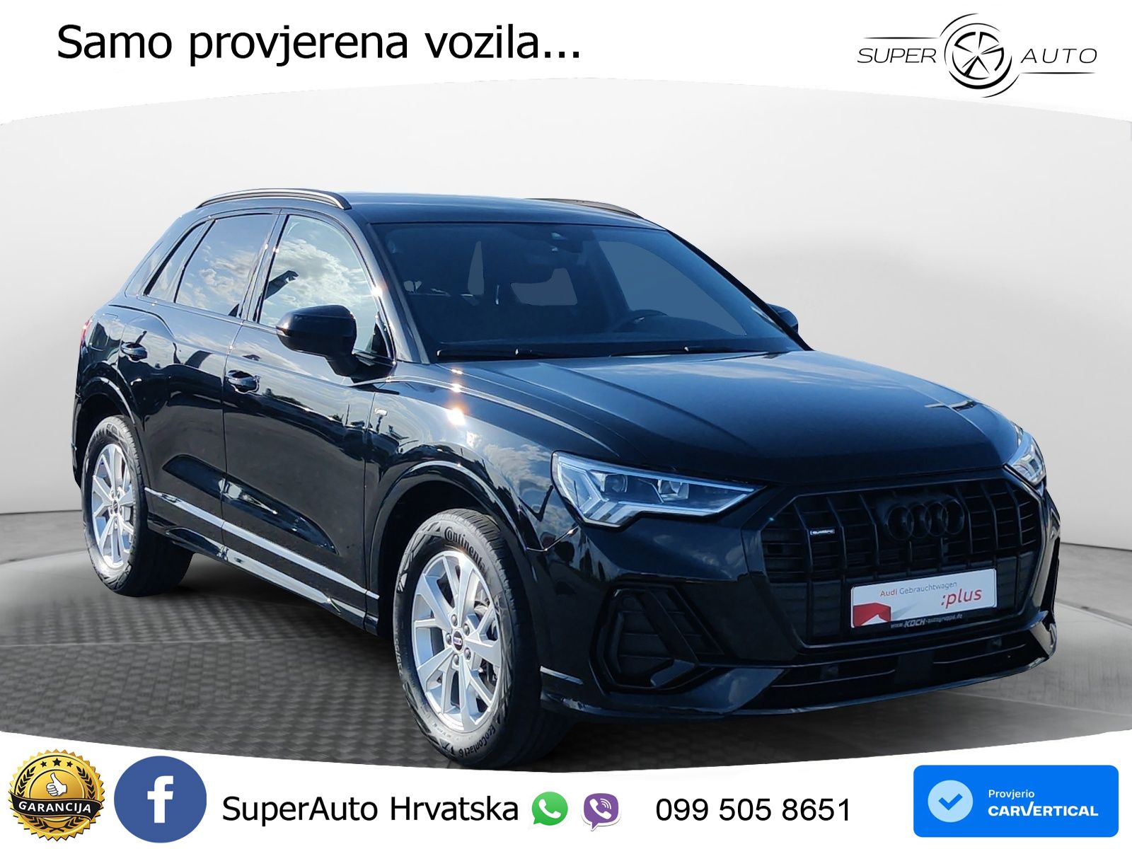 Audi Q3 40 TFSI (190 KS) quattro S tronic S line LED+GR SJED+ACC