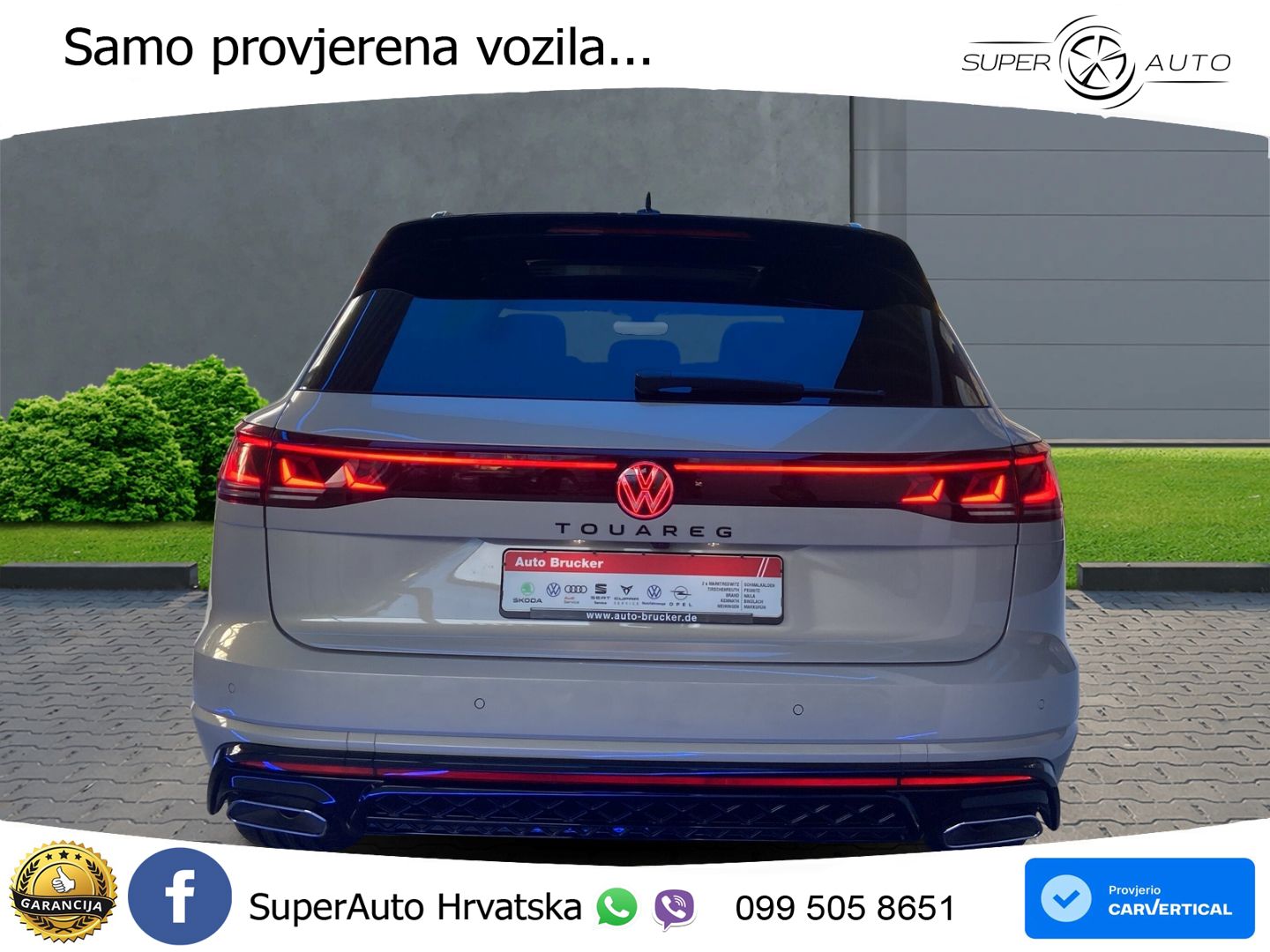 Volkswagen Touareg 3.0 V6 TDI (286 KS) 4MOTION Tiptronic ZRAČNI+ACC+GR SJED+KAM+PANO