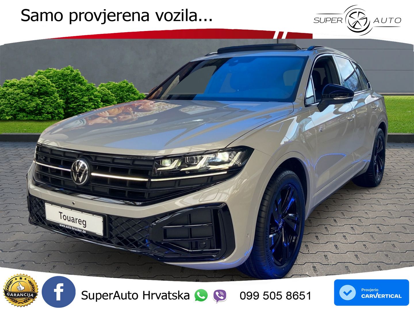 Volkswagen Touareg 3.0 V6 TDI (286 KS) 4MOTION Tiptronic ZRAČNI+ACC+GR SJED+KAM+PANO