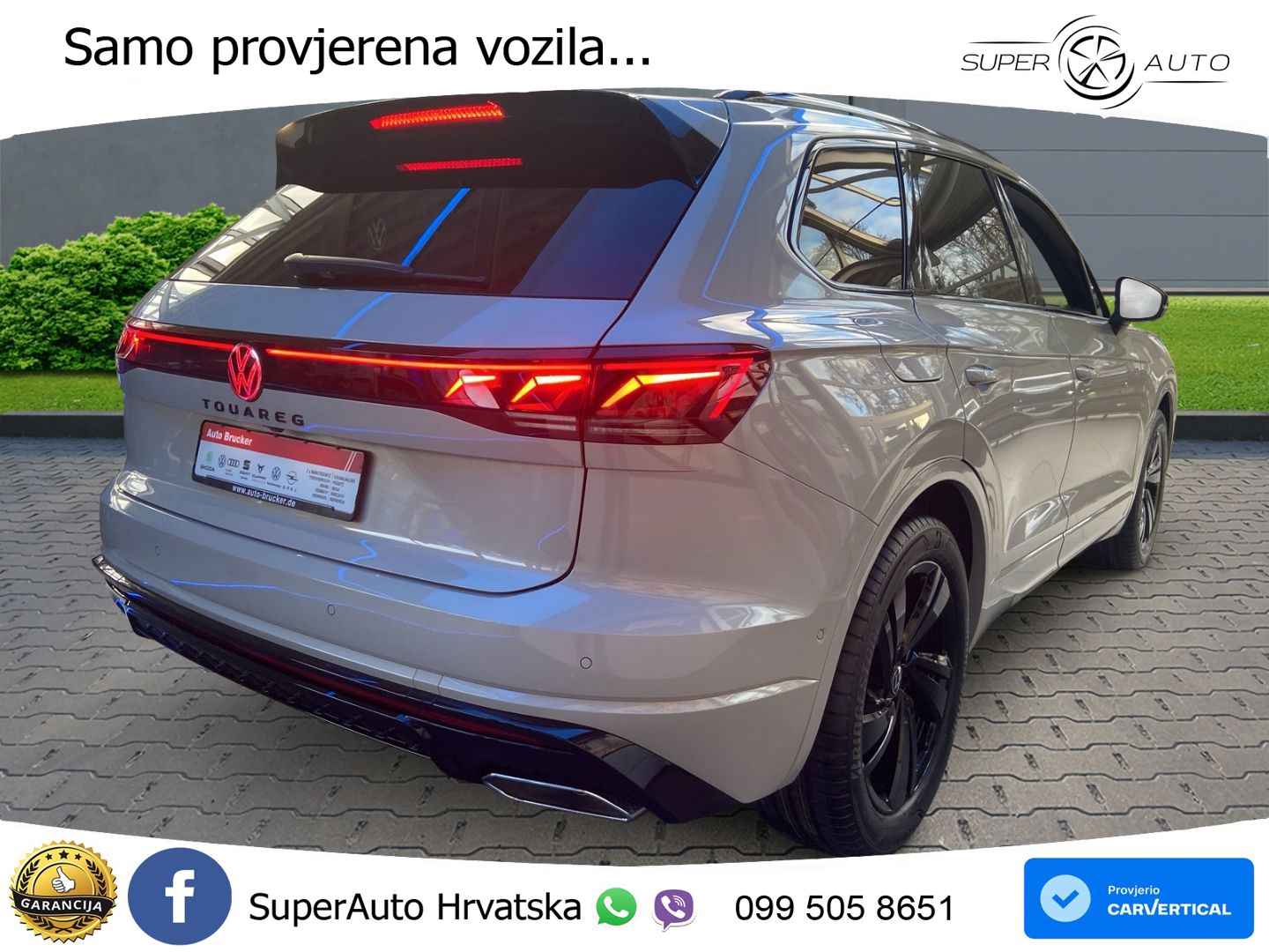 Volkswagen Touareg 3.0 V6 TDI (286 KS) 4MOTION Tiptronic ZRAČNI+ACC+GR SJED+KAM+PANO