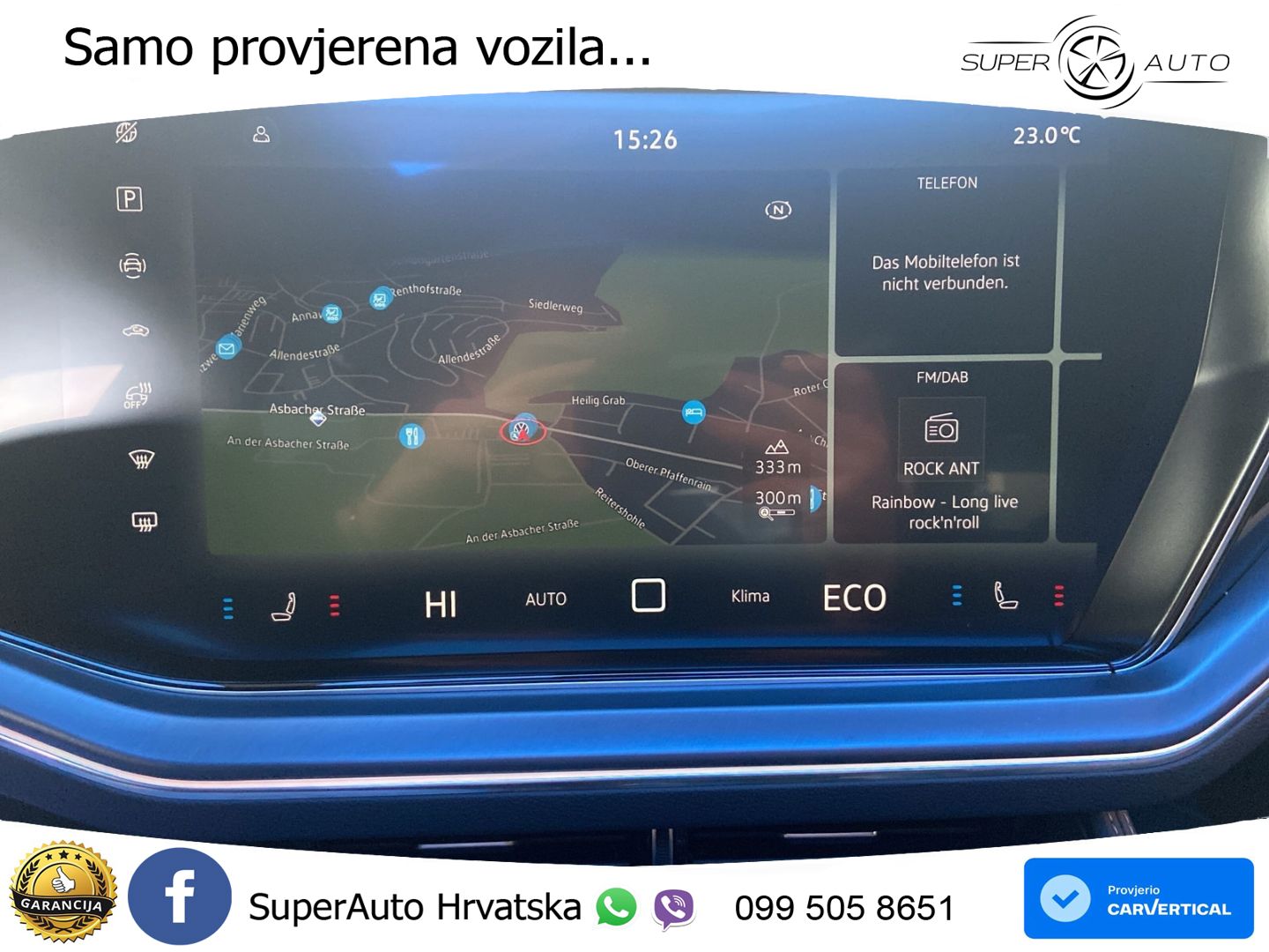 Volkswagen Touareg 3.0 V6 TDI (286 KS) 4MOTION Tiptronic ZRAČNI+ACC+GR SJED+KAM+PANO