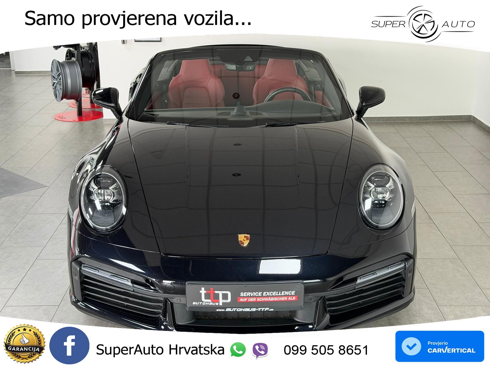 Porsche 911 Turbo Cabriolet 3.8 (580 KS) PDK MATRIX+GR SJED+KAM