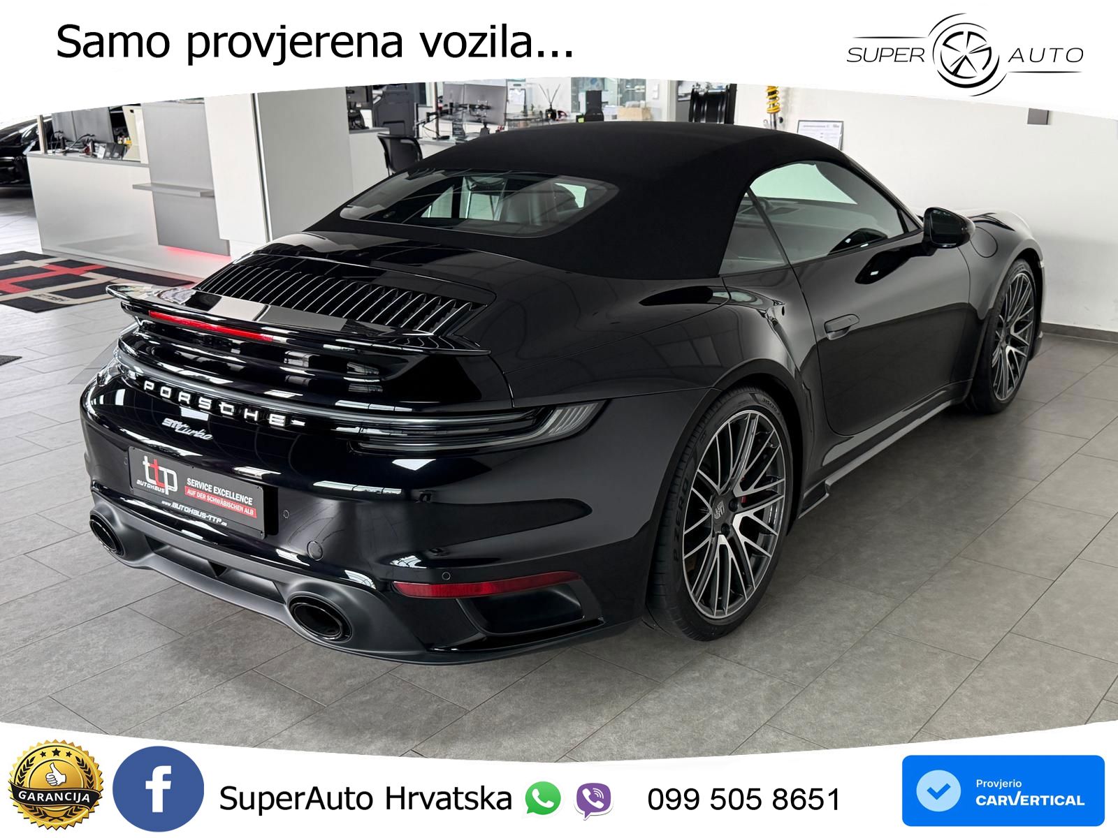 Porsche 911 Turbo Cabriolet 3.8 (580 KS) PDK MATRIX+GR SJED+KAM