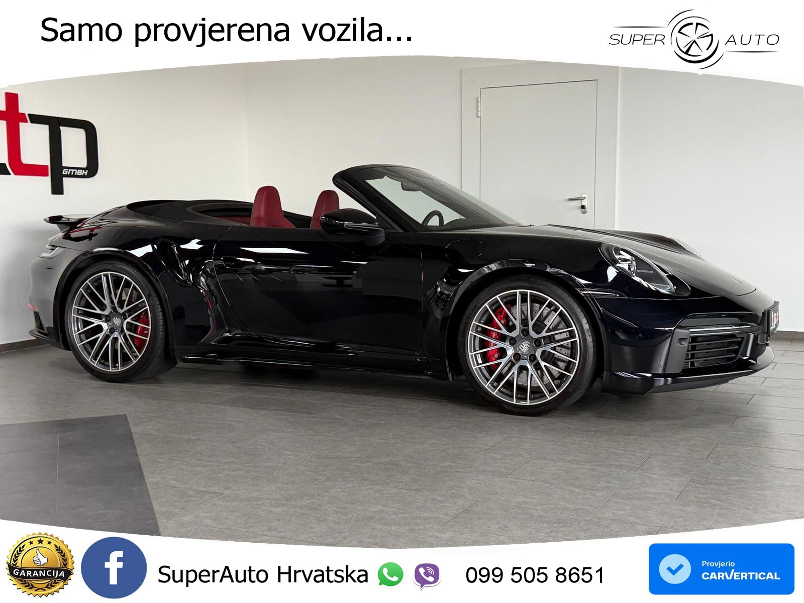 Porsche 911 Turbo Cabriolet 3.8 (580 KS) PDK MATRIX+GR SJED+KAM