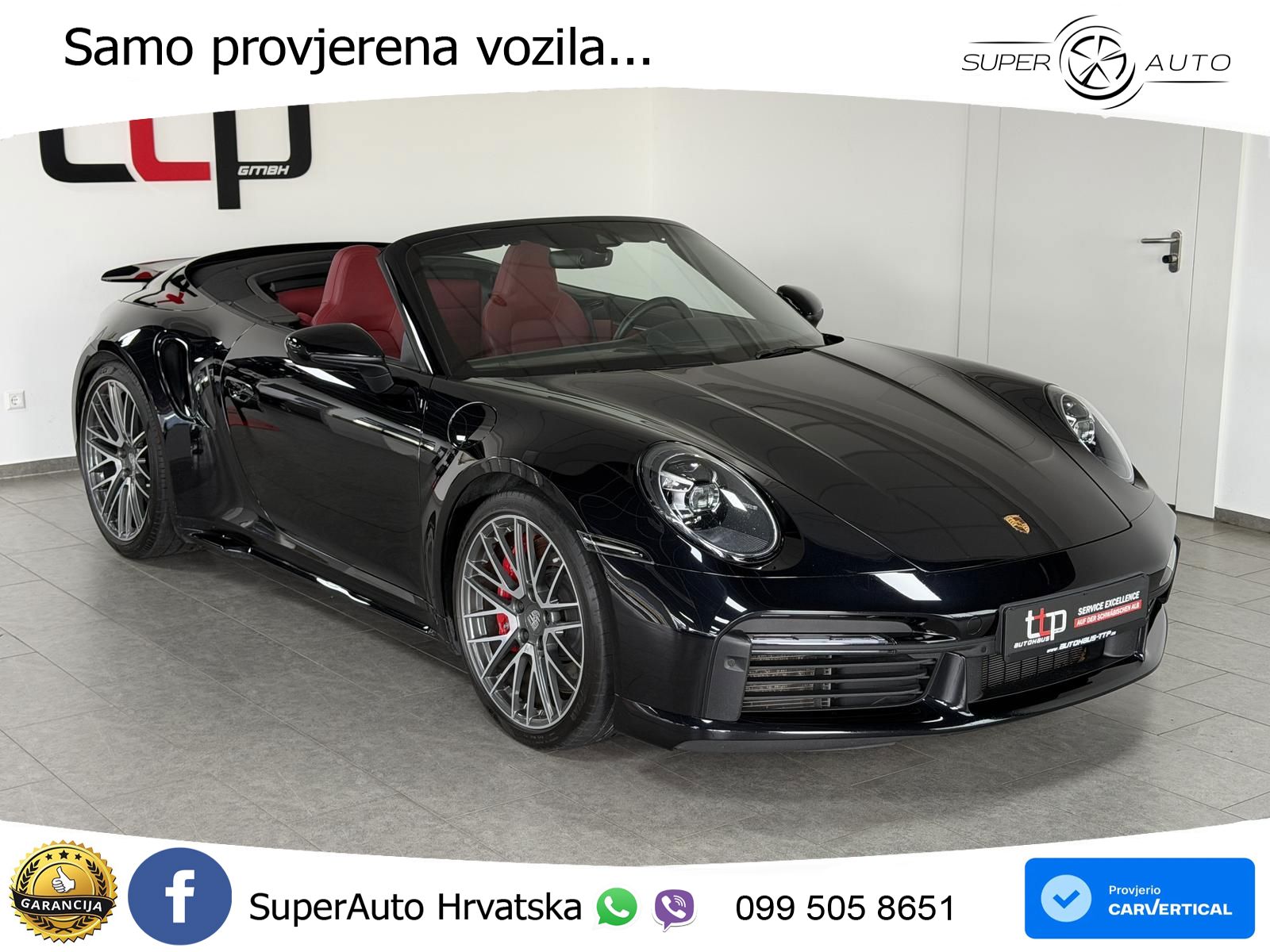 Porsche 911 Turbo Cabriolet 3.8 (580 KS) PDK MATRIX+GR SJED+KAM