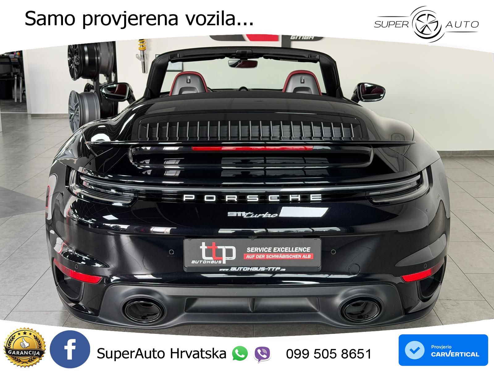 Porsche 911 Turbo Cabriolet 3.8 (580 KS) PDK MATRIX+GR SJED+KAM