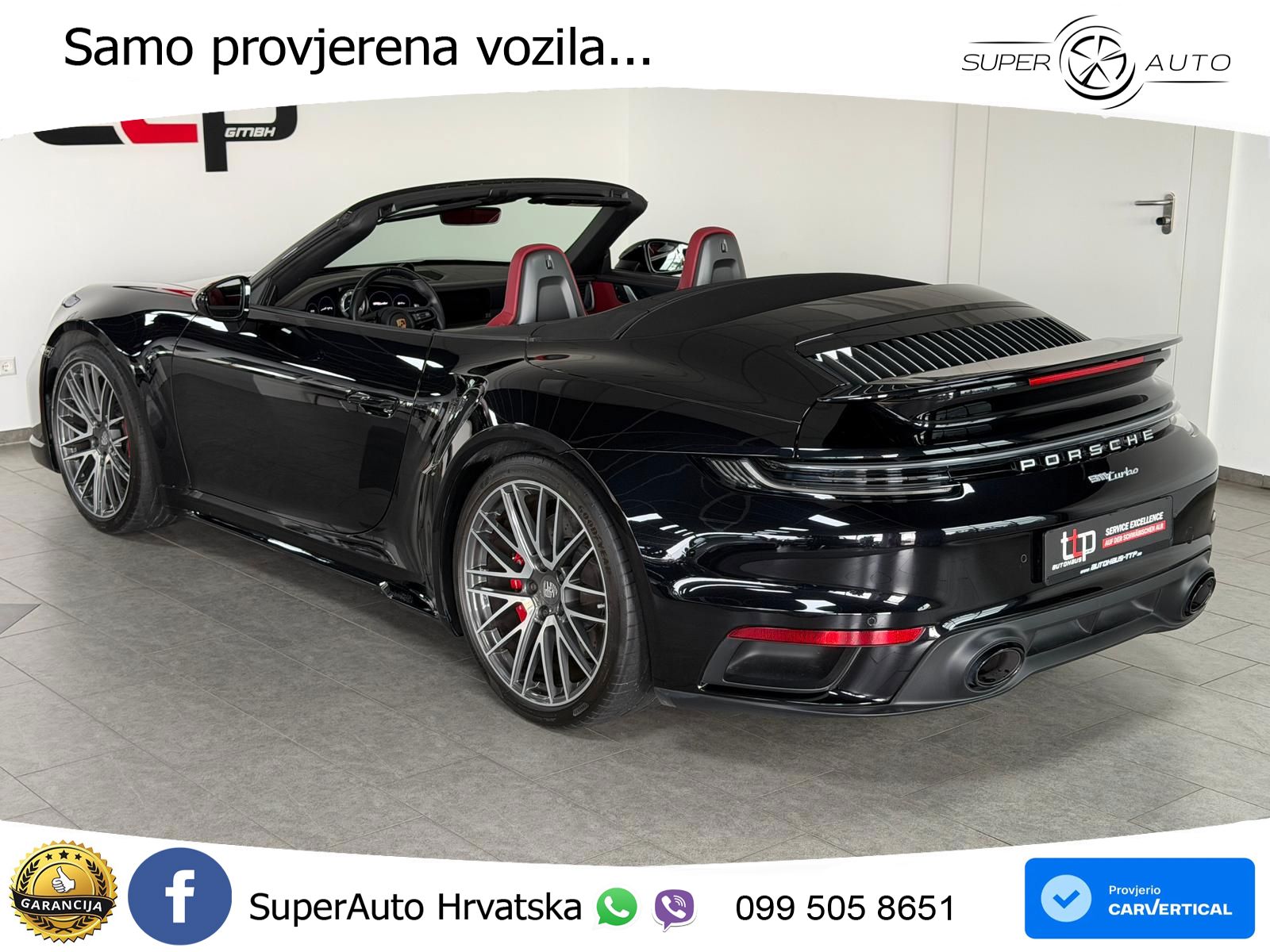 Porsche 911 Turbo Cabriolet 3.8 (580 KS) PDK MATRIX+GR SJED+KAM
