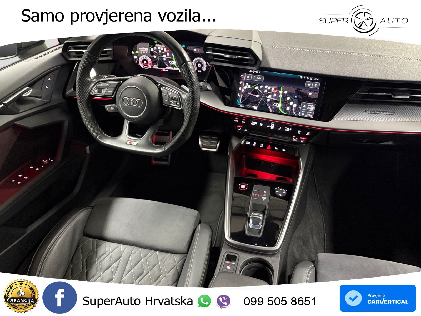 Audi S3 Limuzina 2.0 TFSI (310 KS) quattro S tronic