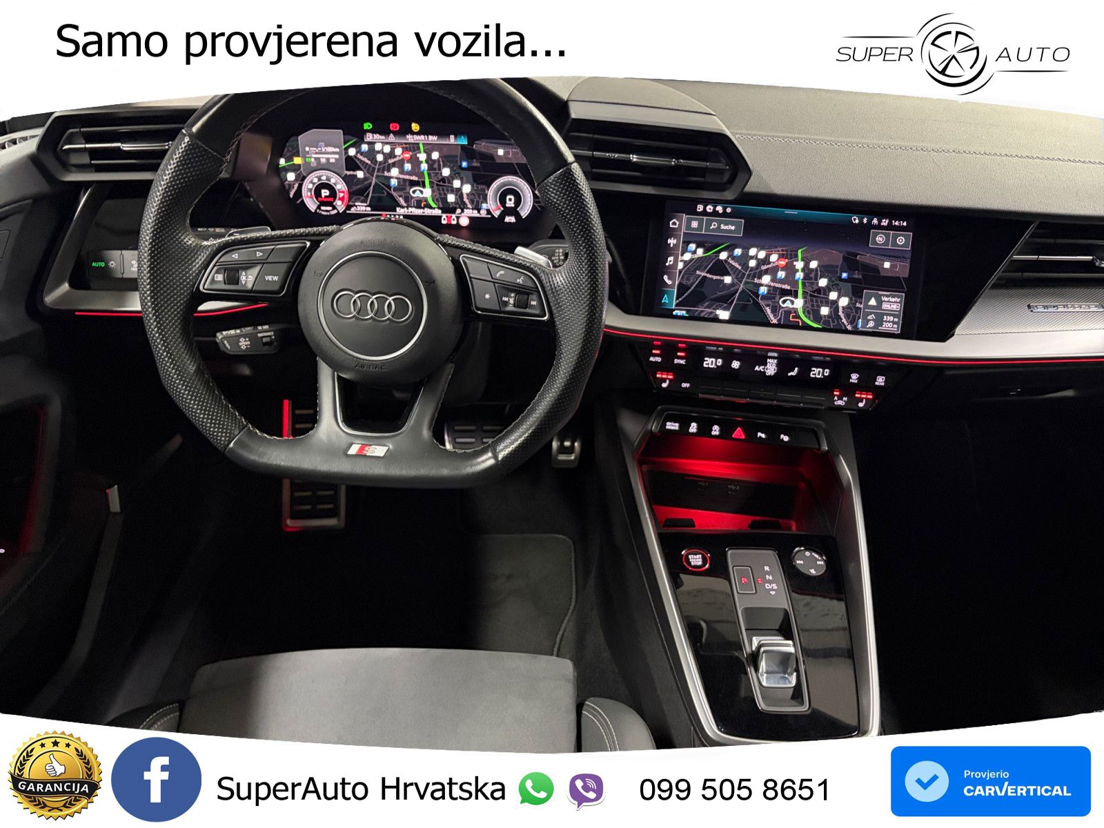 Audi S3 Limuzina 2.0 TFSI (310 KS) quattro S tronic
