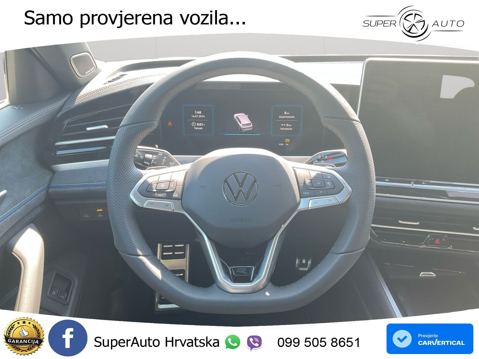 Volkswagen Passat Variant 1.5 TSI (272 KS) eHybrid DSG R-Line LED+GR SJED+ACC