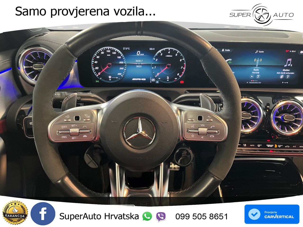 Mercedes-Benz AMG A 35 4MATIC AMG SPEEDSHIFT DCT LED+GR SJED+ACC