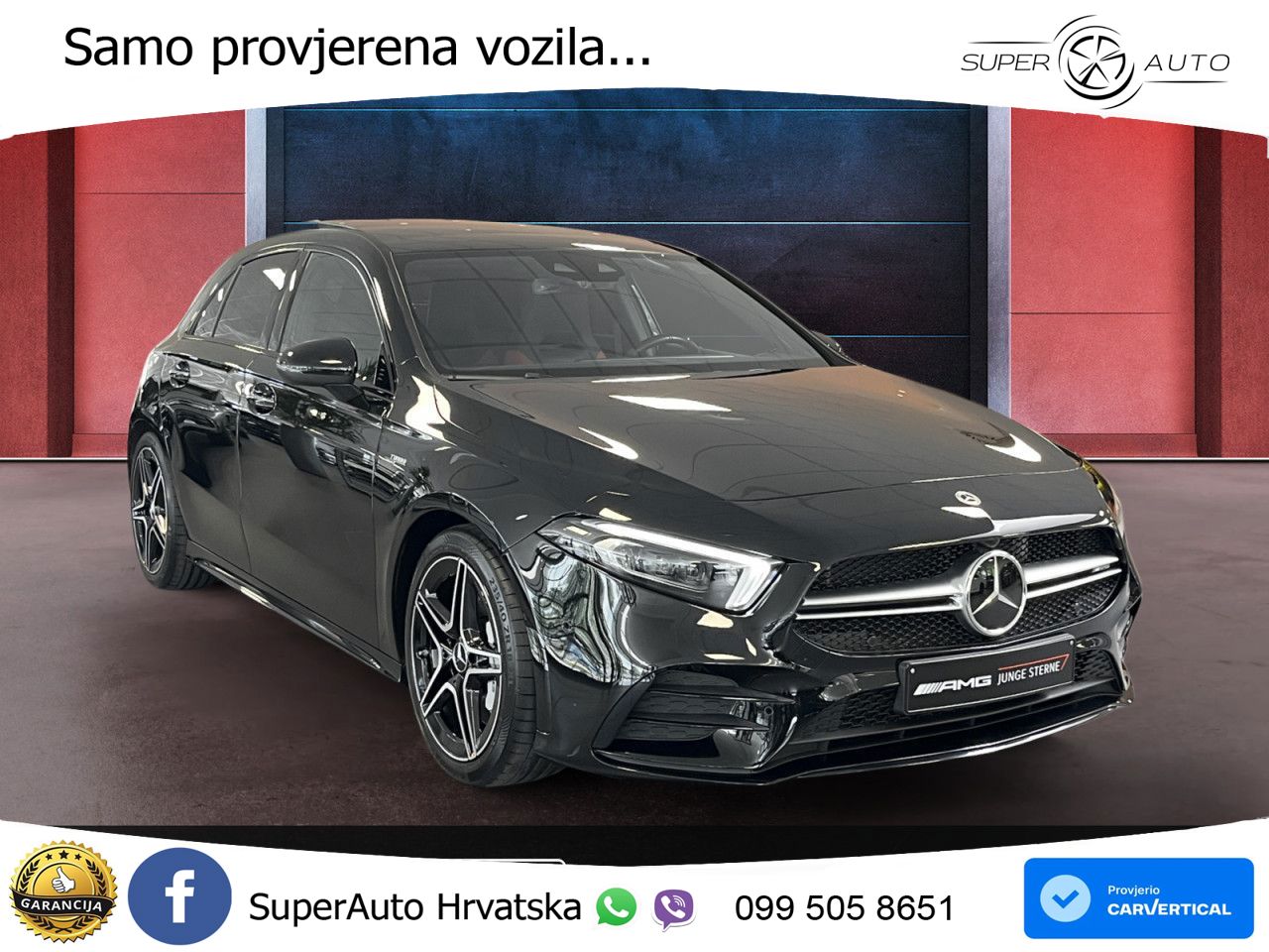 Mercedes-Benz AMG A 35 4MATIC AMG SPEEDSHIFT DCT LED+GR SJED+ACC
