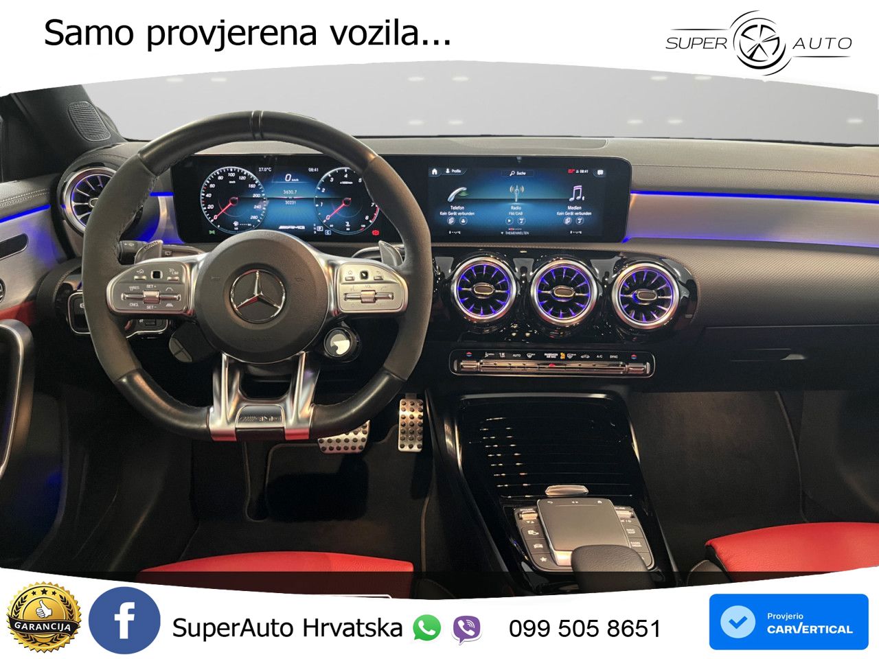 Mercedes-Benz AMG A 35 4MATIC AMG SPEEDSHIFT DCT LED+GR SJED+ACC