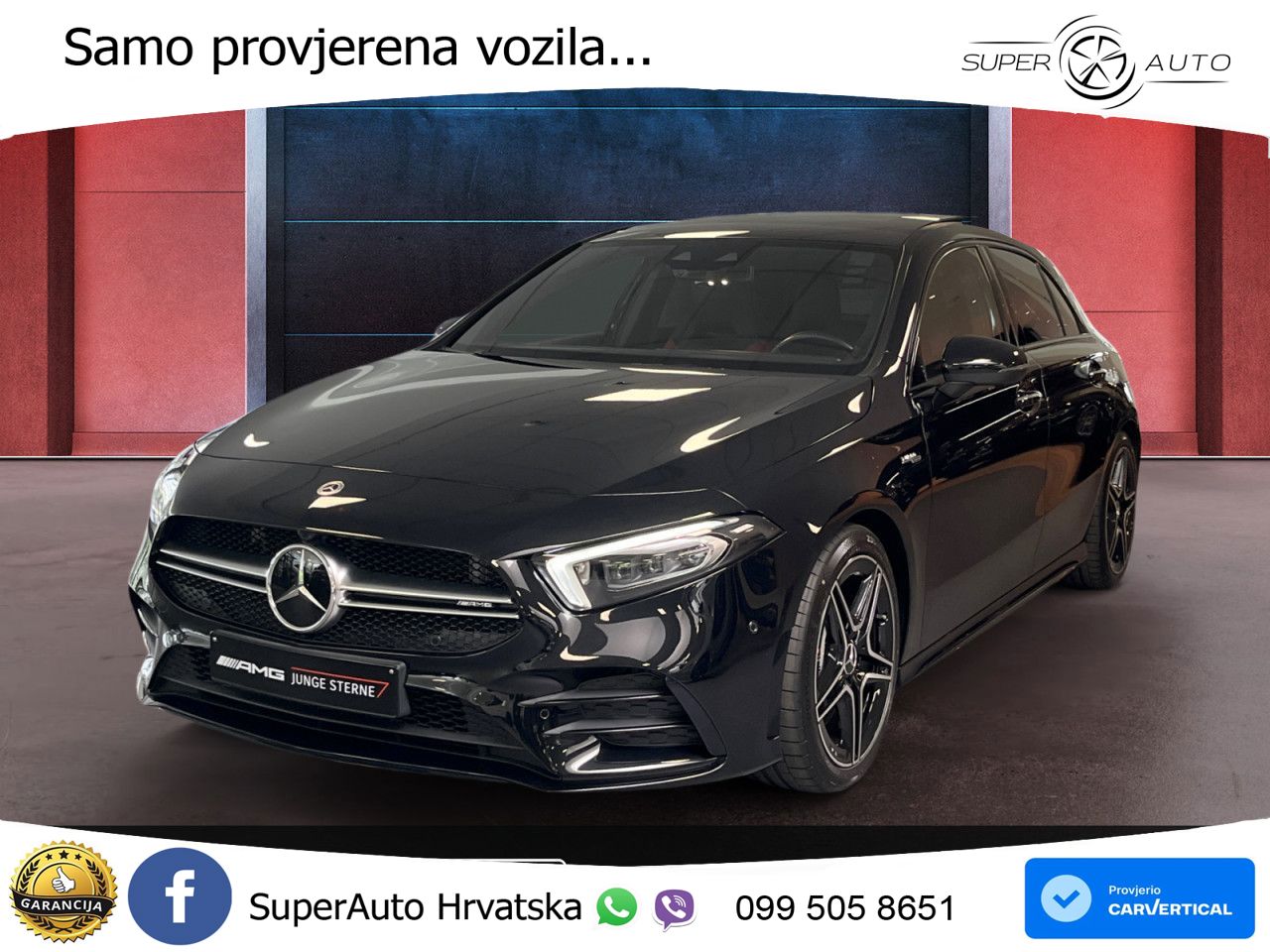 Mercedes-Benz AMG A 35 4MATIC AMG SPEEDSHIFT DCT LED+GR SJED+ACC