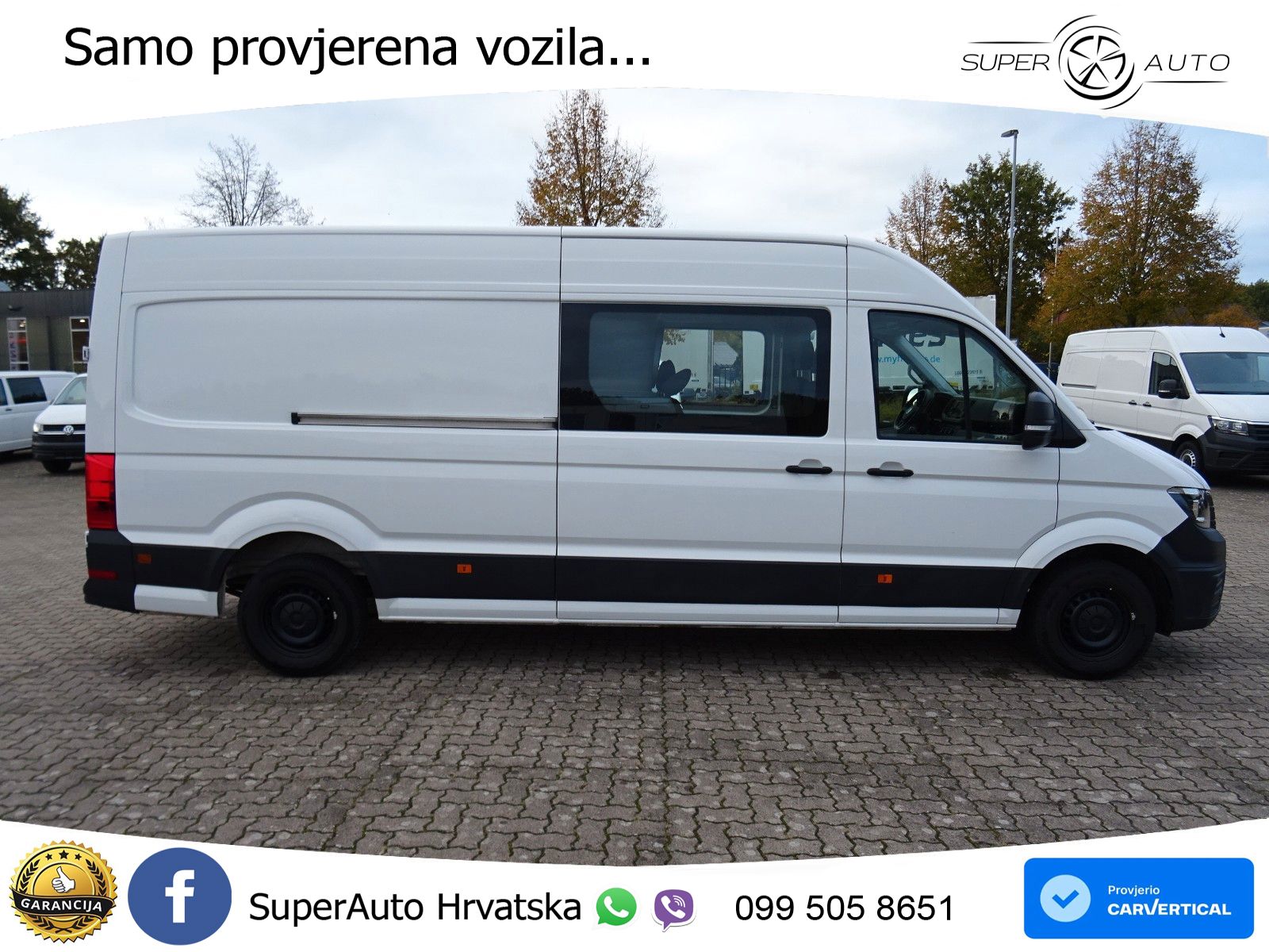 Volkswagen Crafter 35 Kasten Plus Mixto LR 6.Sitze AHK 3.5 140 KS
