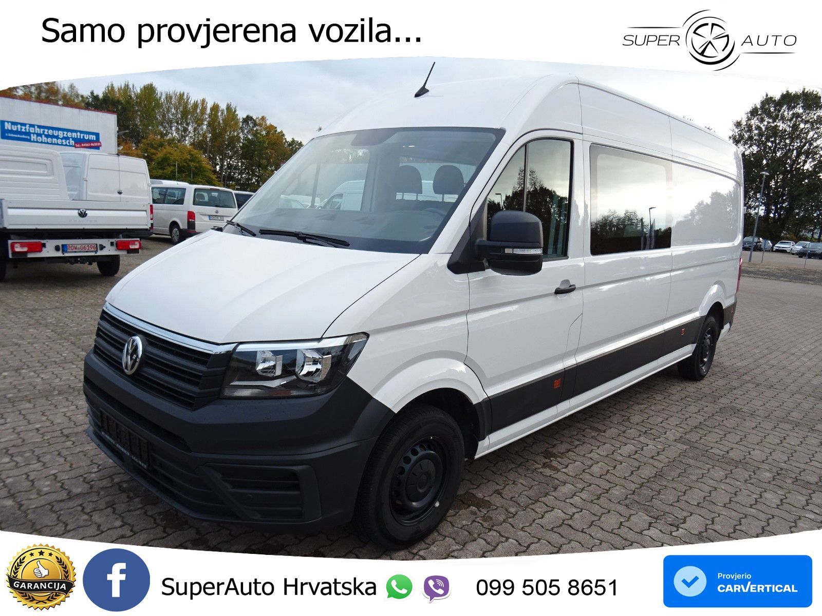 Volkswagen Crafter 35 Kasten Plus Mixto LR 6.Sitze AHK 3.5 140 KS