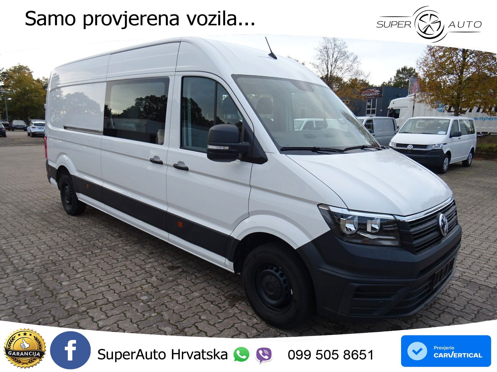 Volkswagen Crafter 35 Kasten Plus Mixto LR 6.Sitze AHK 3.5 140 KS