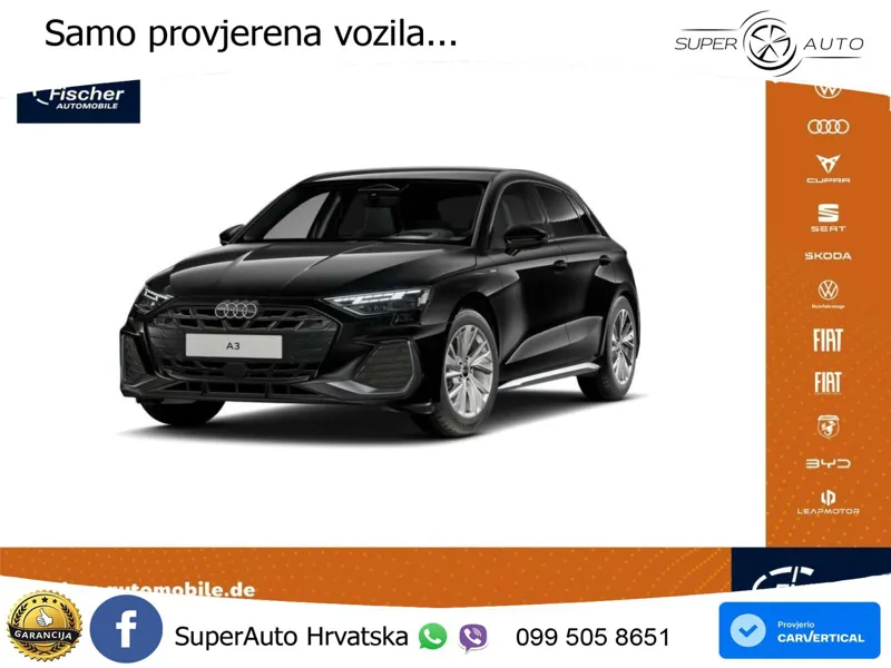 Audi A3 35 TFSI (150 KS) S tronic S line LED+GR SJED+ACC