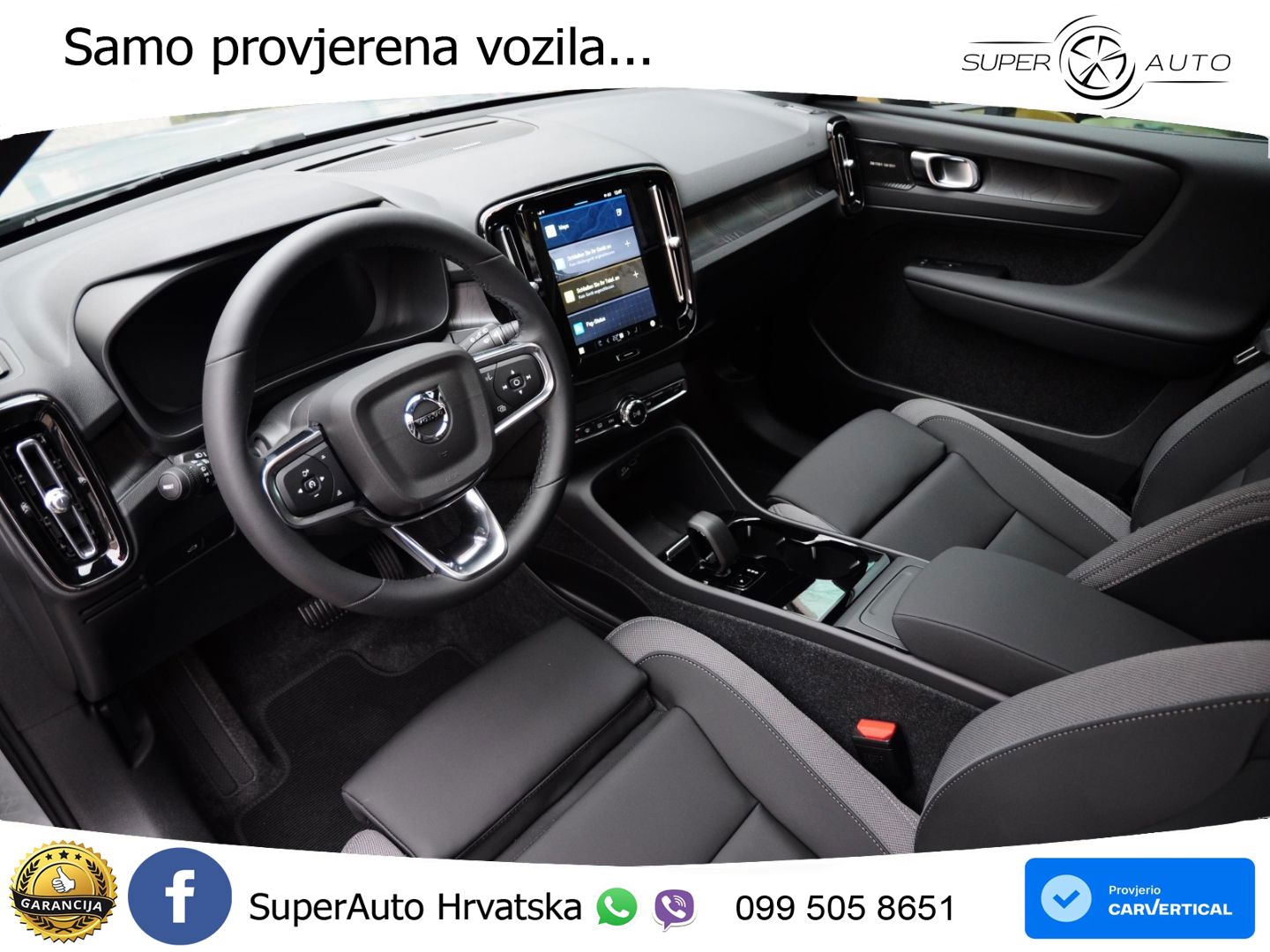 Volvo XC40 Recharge 82 kWh Twin Motor 408 KS AWD ACC+GR SJED+360+PANO