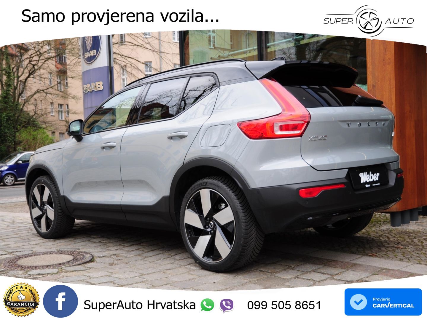 Volvo XC40 Recharge 82 kWh Twin Motor 408 KS AWD ACC+GR SJED+360+PANO