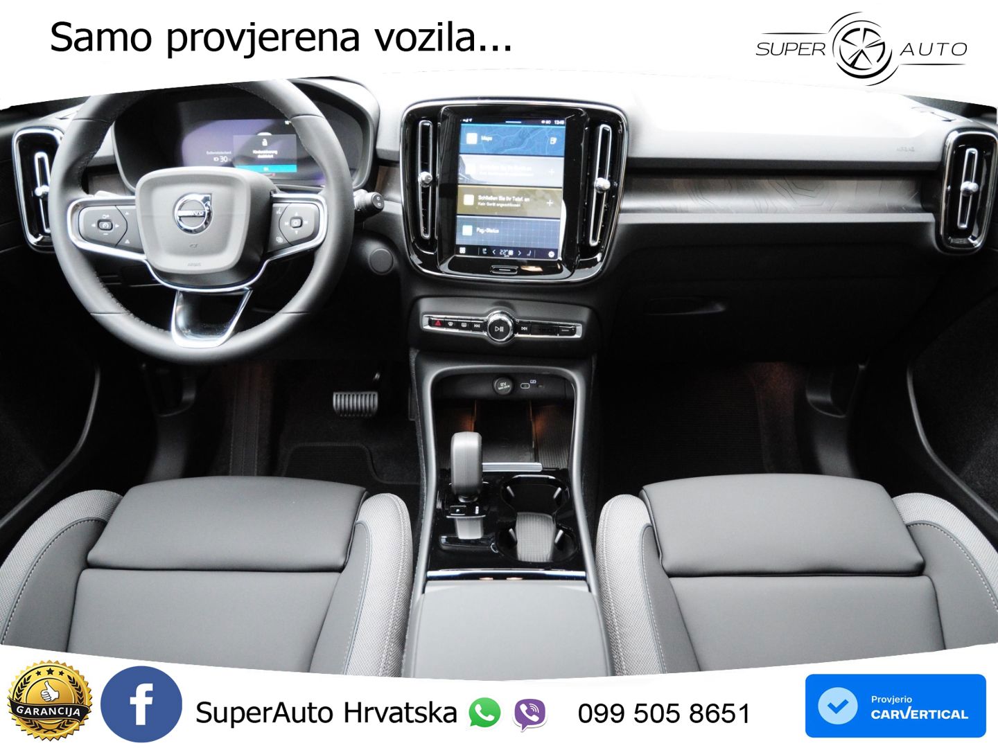 Volvo XC40 Recharge 82 kWh Twin Motor 408 KS AWD ACC+GR SJED+360+PANO