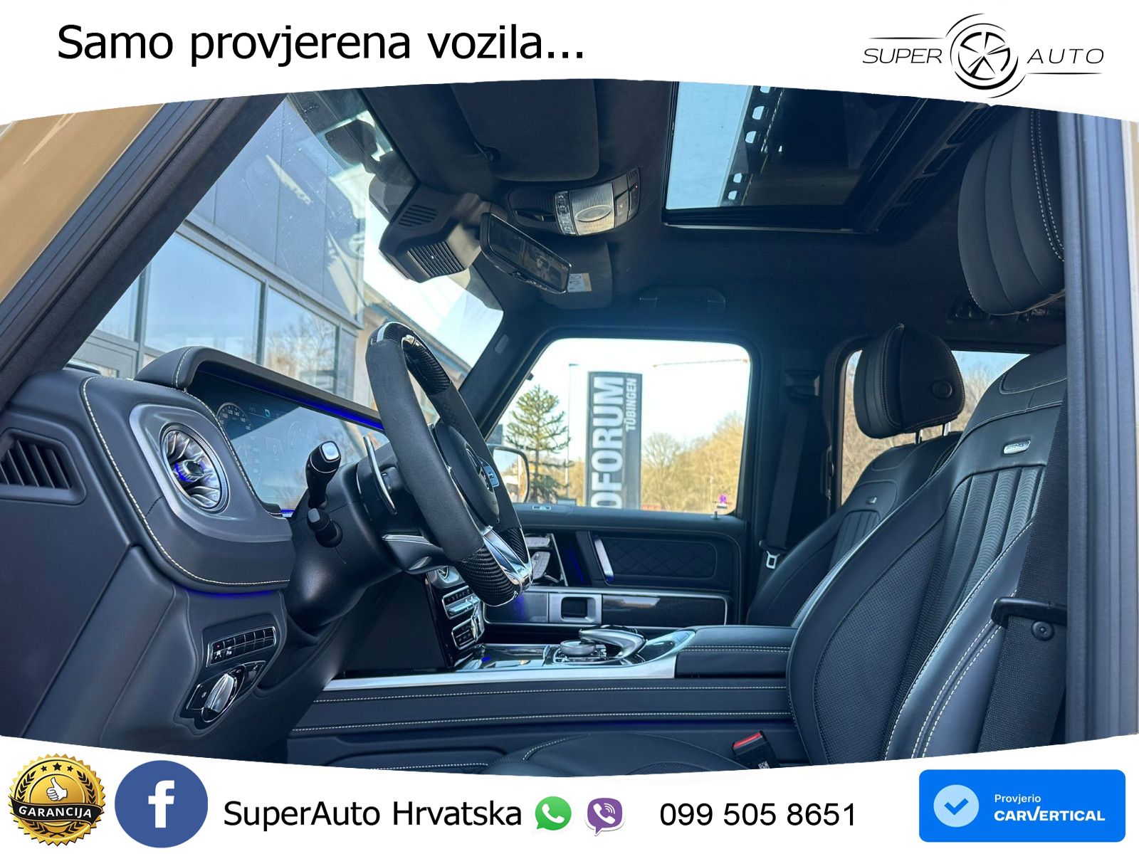 Mercedes AMG G 63 Long V8 (585 KS) 4MATIC 9G-TRONIC AMG SPEEDSHIFT PLUS Manufaktur LED+GR SJED+ACC