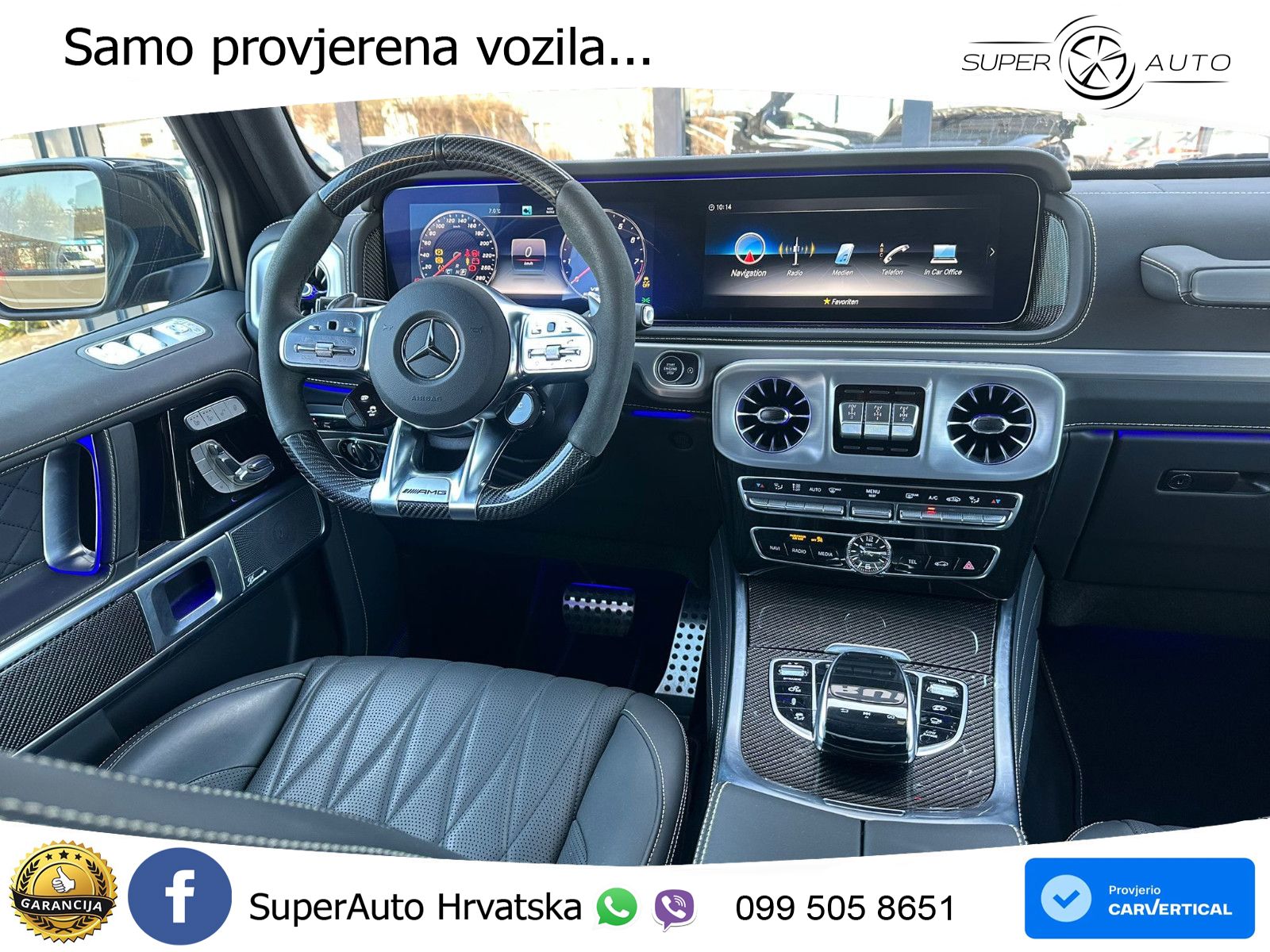 Mercedes AMG G 63 Long V8 (585 KS) 4MATIC 9G-TRONIC AMG SPEEDSHIFT PLUS Manufaktur LED+GR SJED+ACC