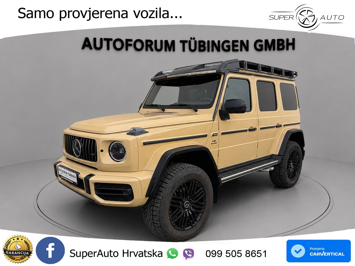 Mercedes AMG G 63 Long V8 (585 KS) 4MATIC 9G-TRONIC AMG SPEEDSHIFT PLUS Manufaktur LED+GR SJED+ACC