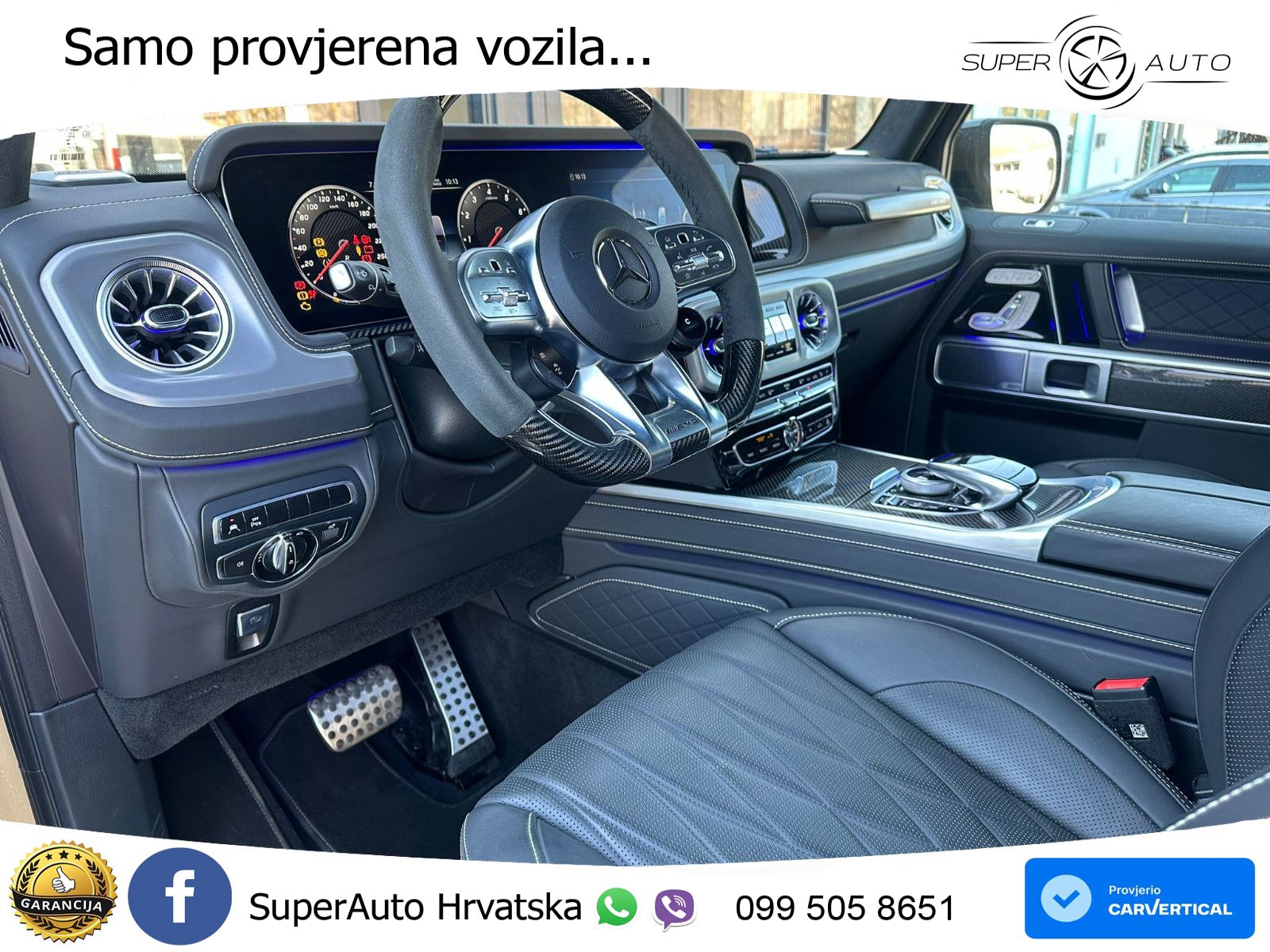 Mercedes AMG G 63 Long V8 (585 KS) 4MATIC 9G-TRONIC AMG SPEEDSHIFT PLUS Manufaktur LED+GR SJED+ACC