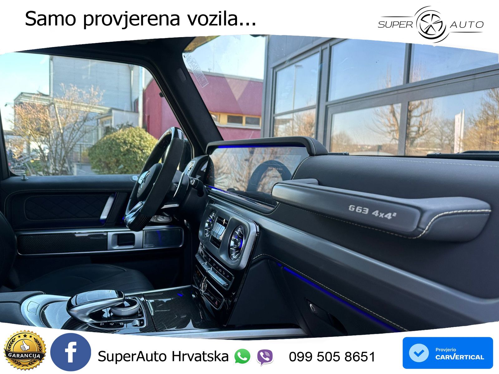 Mercedes AMG G 63 Long V8 (585 KS) 4MATIC 9G-TRONIC AMG SPEEDSHIFT PLUS Manufaktur LED+GR SJED+ACC