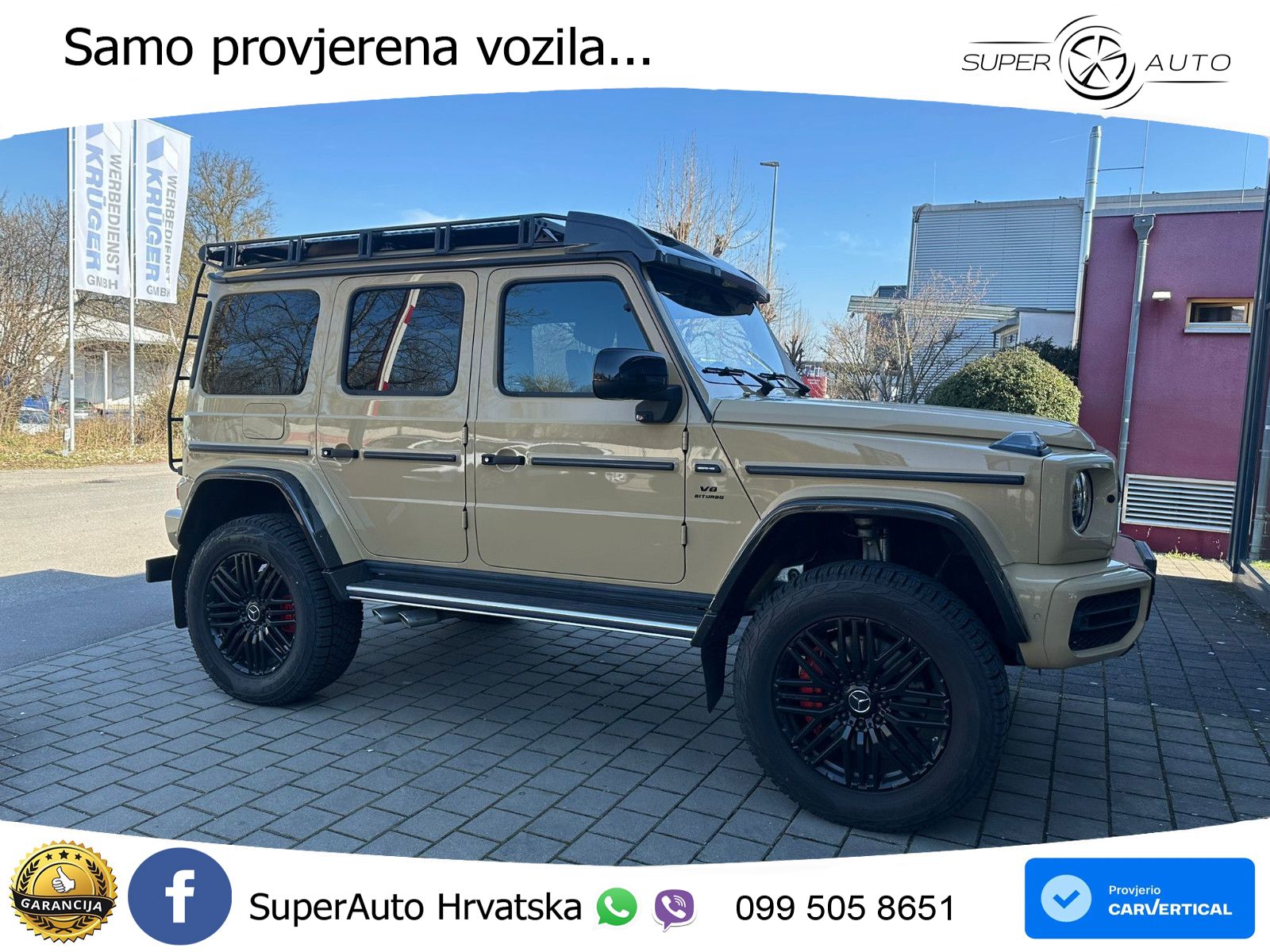 Mercedes AMG G 63 Long V8 (585 KS) 4MATIC 9G-TRONIC AMG SPEEDSHIFT PLUS Manufaktur LED+GR SJED+ACC