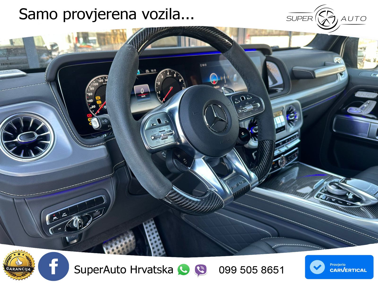 Mercedes AMG G 63 Long V8 (585 KS) 4MATIC 9G-TRONIC AMG SPEEDSHIFT PLUS Manufaktur LED+GR SJED+ACC