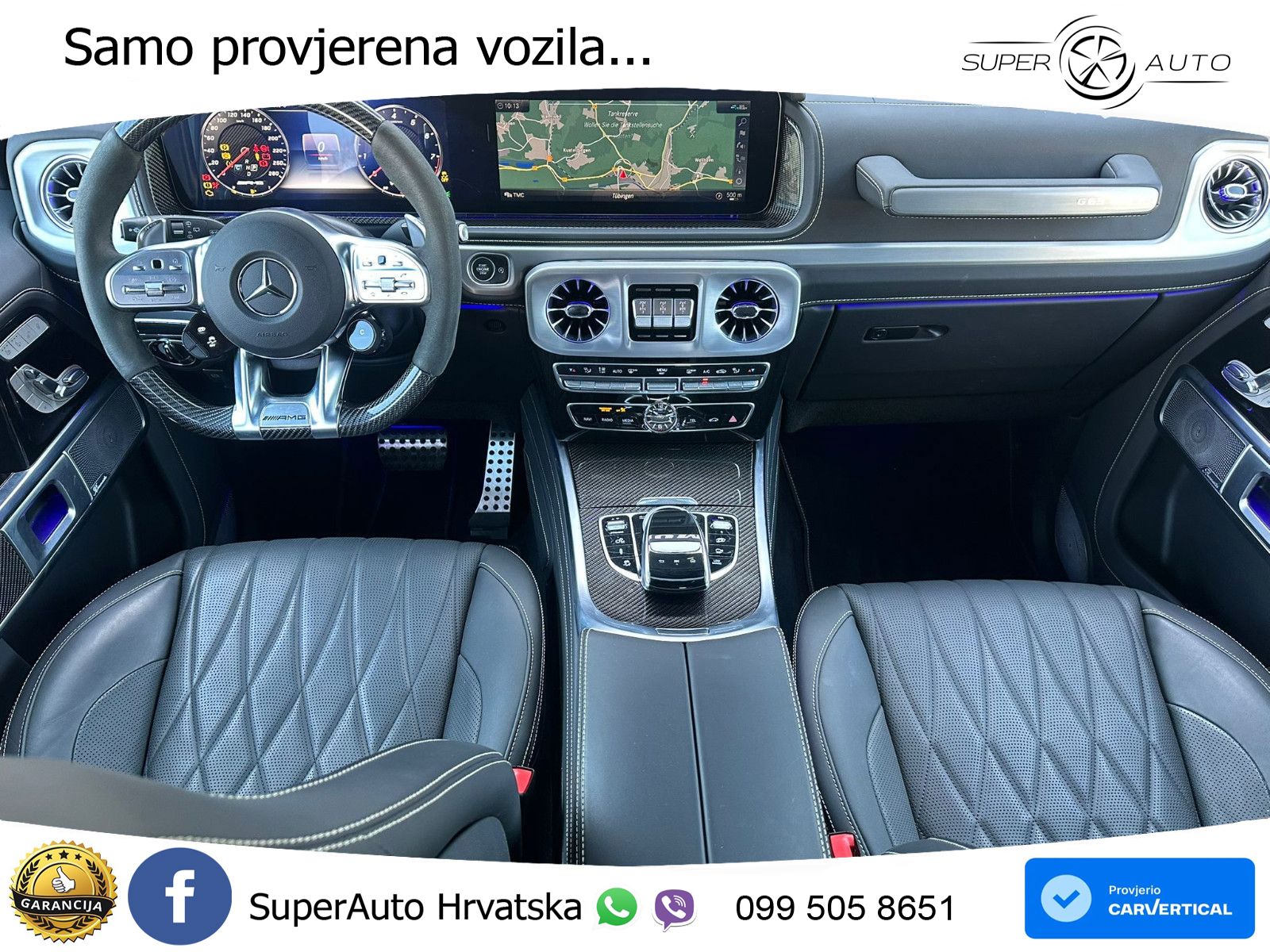 Mercedes AMG G 63 Long V8 (585 KS) 4MATIC 9G-TRONIC AMG SPEEDSHIFT PLUS Manufaktur LED+GR SJED+ACC
