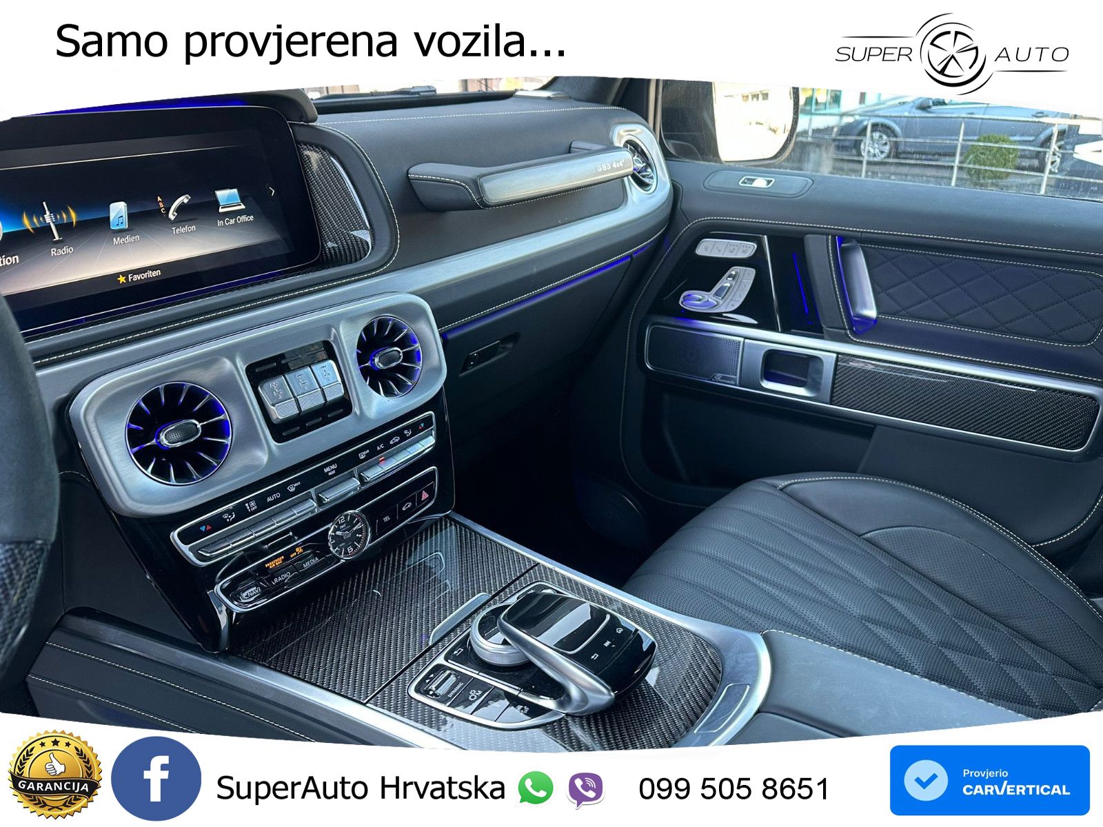 Mercedes AMG G 63 Long V8 (585 KS) 4MATIC 9G-TRONIC AMG SPEEDSHIFT PLUS Manufaktur LED+GR SJED+ACC