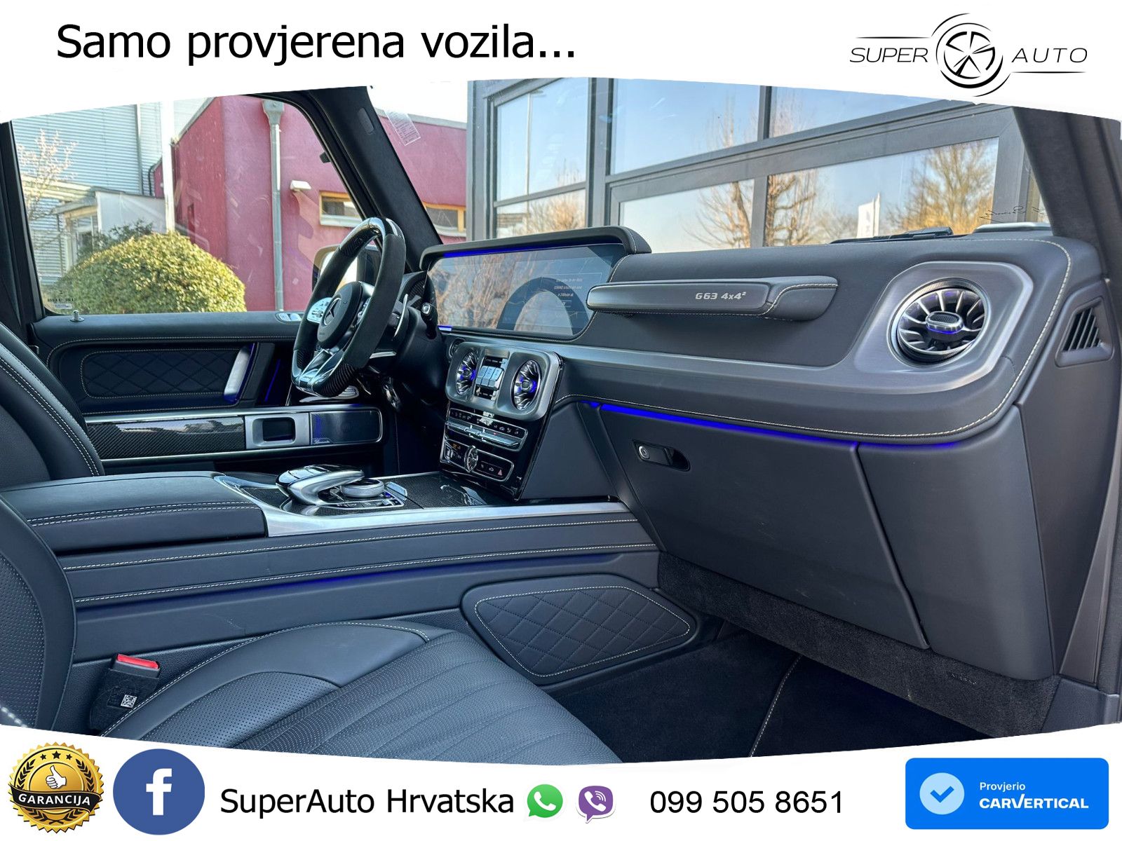 Mercedes AMG G 63 Long V8 (585 KS) 4MATIC 9G-TRONIC AMG SPEEDSHIFT PLUS Manufaktur LED+GR SJED+ACC