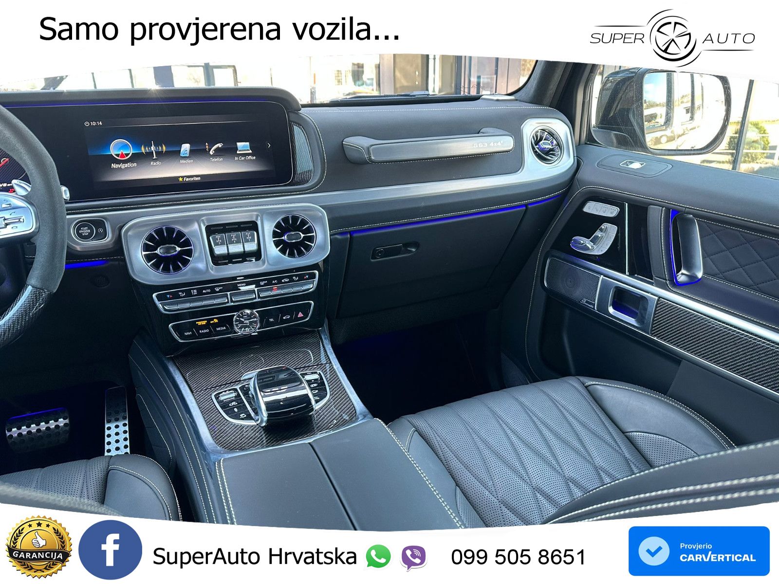 Mercedes AMG G 63 Long V8 (585 KS) 4MATIC 9G-TRONIC AMG SPEEDSHIFT PLUS Manufaktur LED+GR SJED+ACC