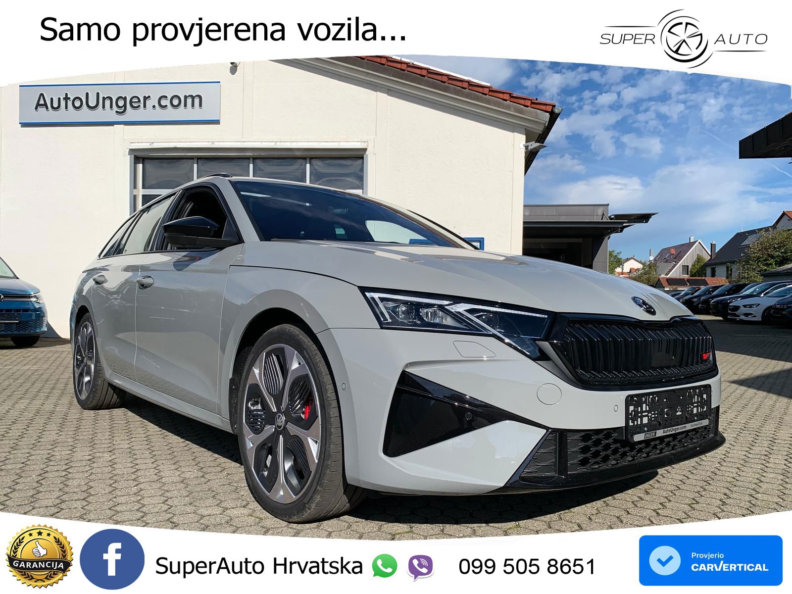 Škoda Octavia Combi RS 2.0 TSI (265 KS) DSG MATRIX+GR SJED+KAM
