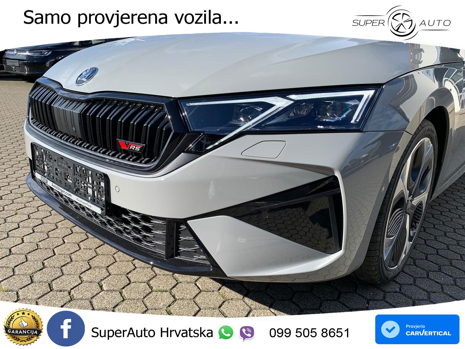 Škoda Octavia Combi RS 2.0 TSI (265 KS) DSG MATRIX+GR SJED+KAM