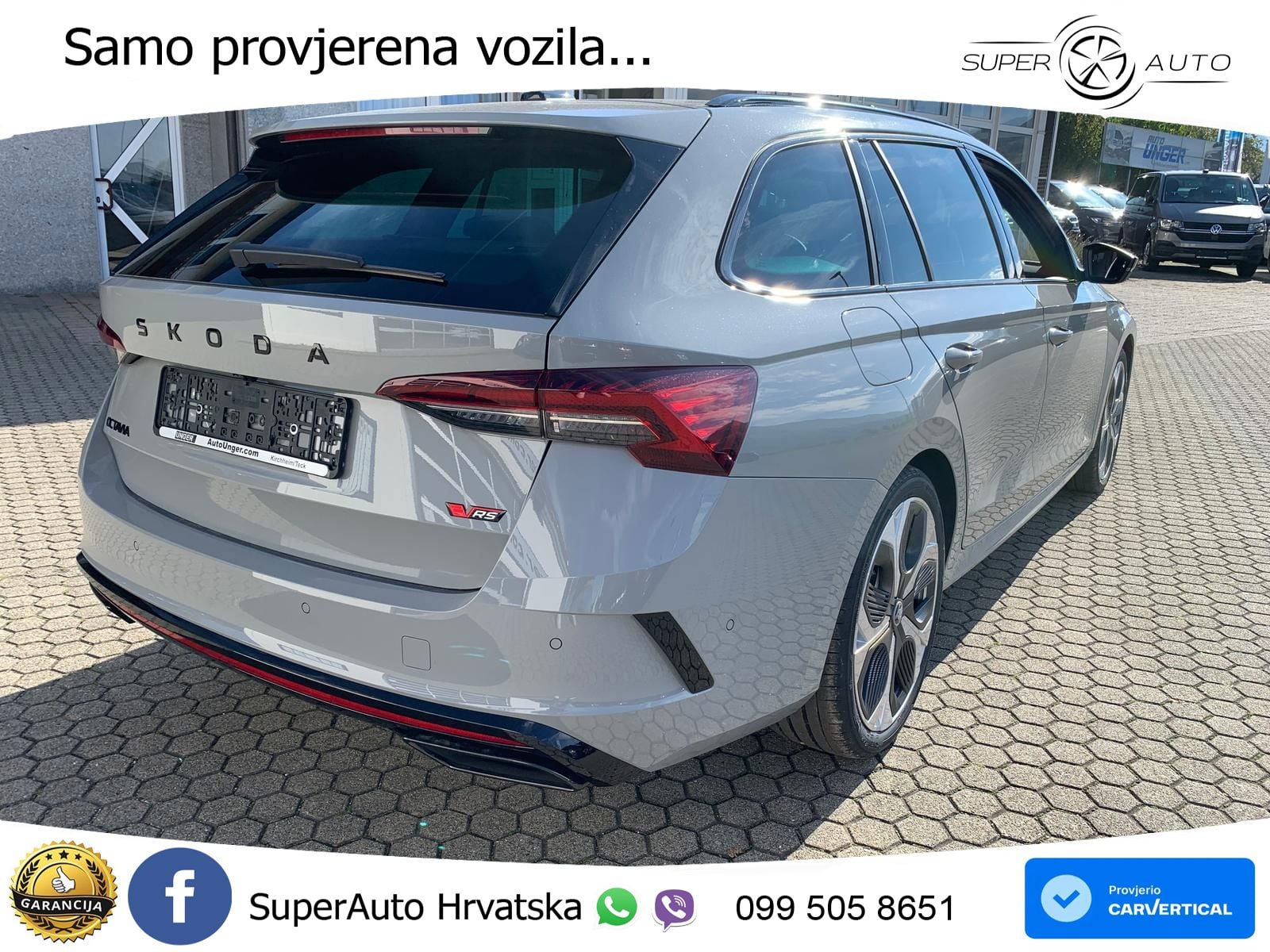 Škoda Octavia Combi RS 2.0 TSI (265 KS) DSG MATRIX+GR SJED+KAM