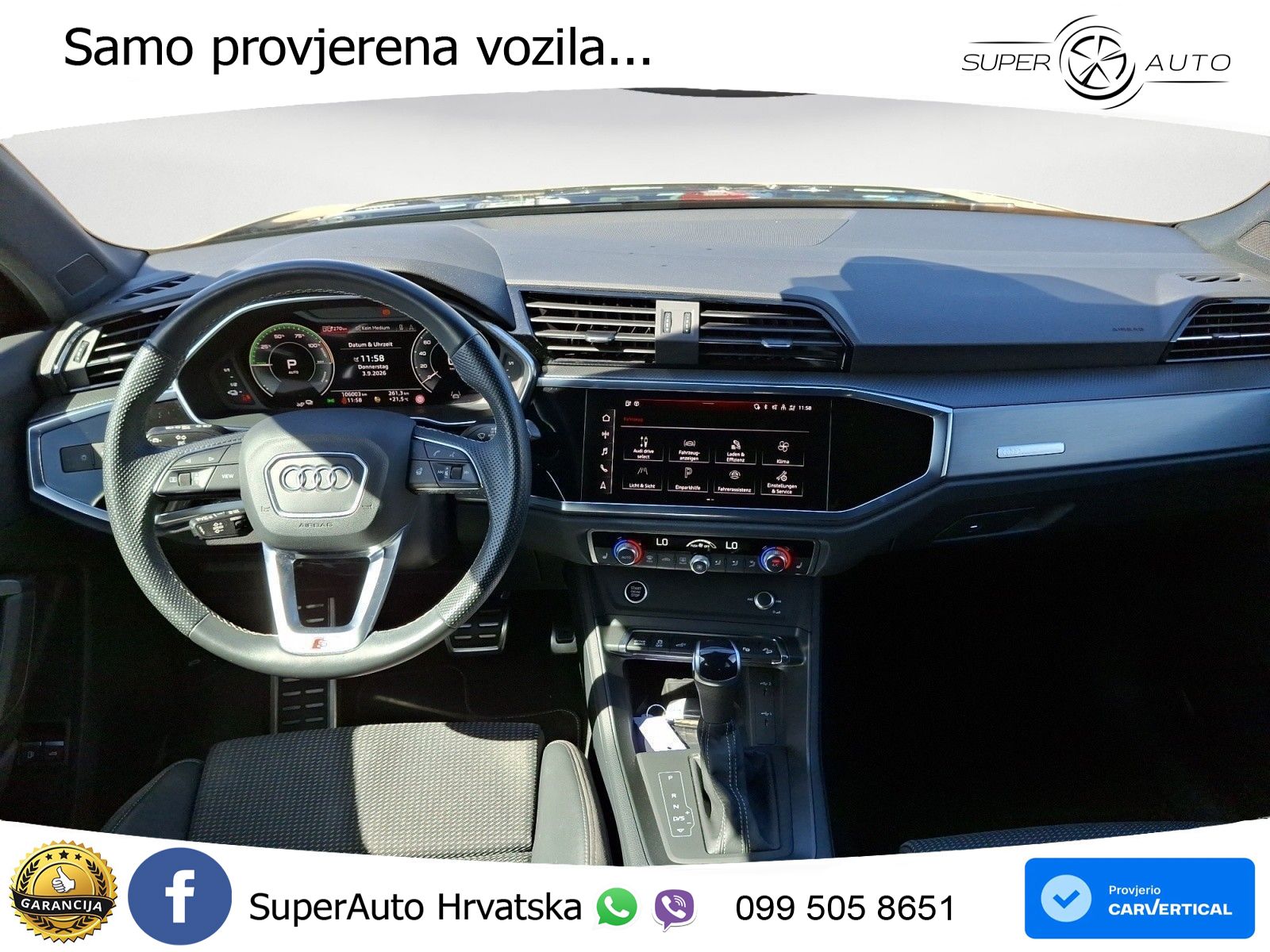 Audi Q3 45 TFSIe (245 KS) S tronic S line LED+GR SJED+ACC