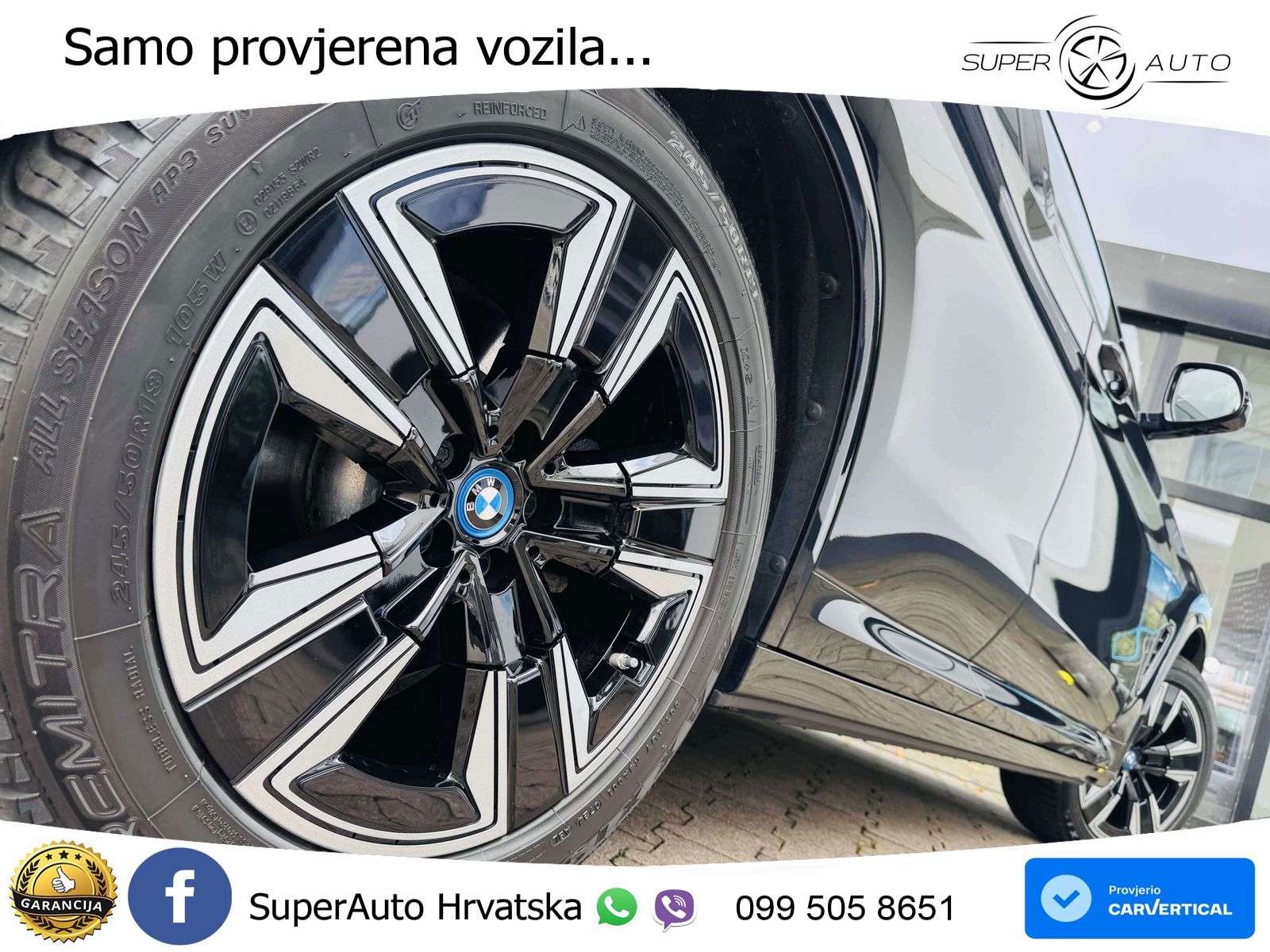 BMW iX3 80 kWh (286 KS) M Sport LED+GR SJED+ACC