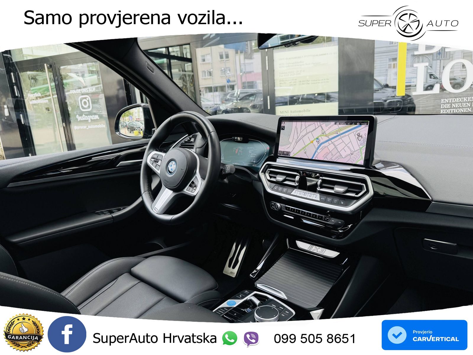 BMW iX3 80 kWh (286 KS) M Sport LED+GR SJED+ACC