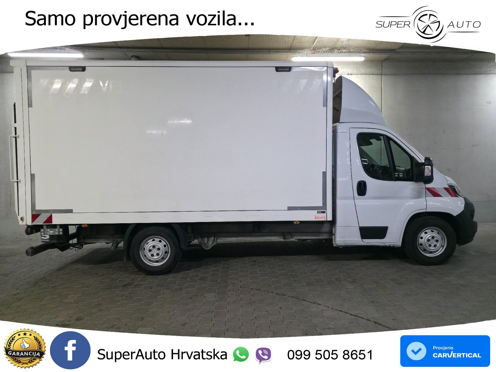 Citroën Jumper 2.2 Koffer Ladebordwand 165 KS