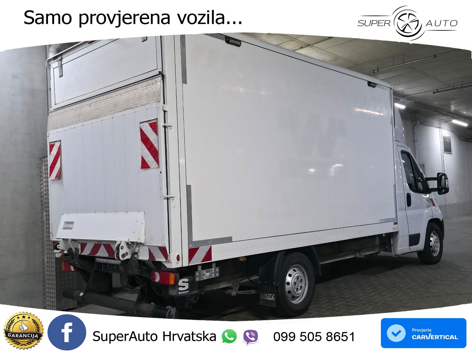 Citroën Jumper 2.2 Koffer Ladebordwand 165 KS