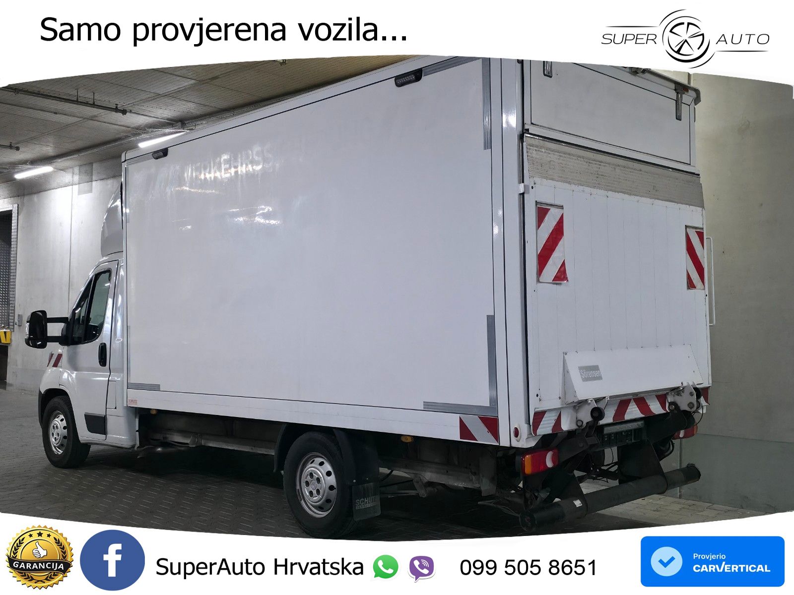 Citroën Jumper 2.2 Koffer Ladebordwand 165 KS