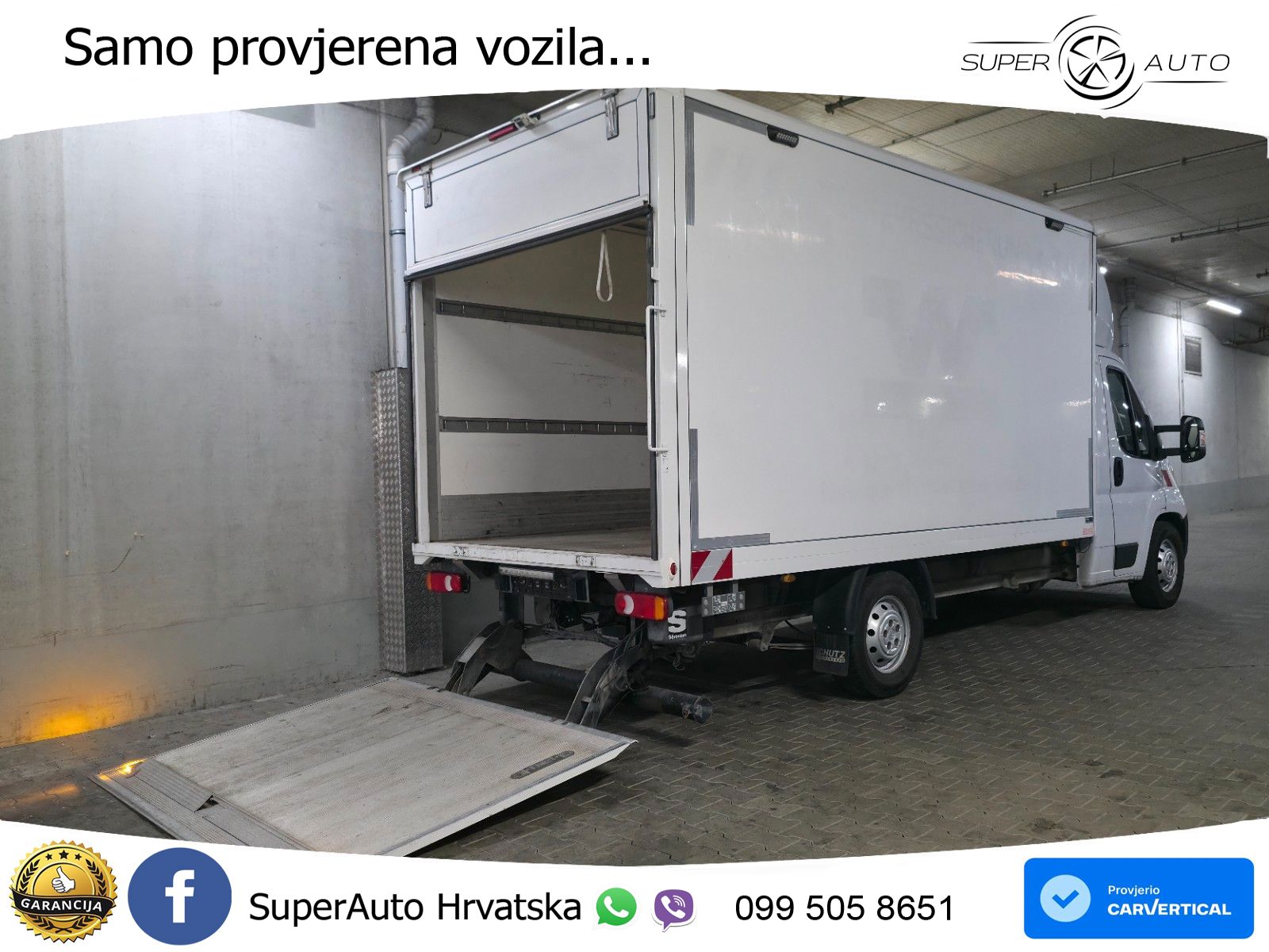 Citroën Jumper 2.2 Koffer Ladebordwand 165 KS