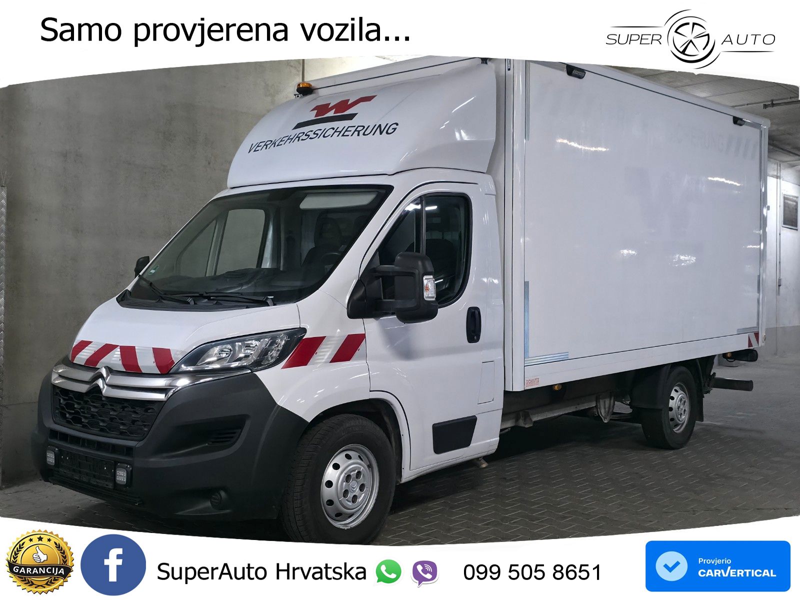 Citroën Jumper 2.2 Koffer Ladebordwand 165 KS
