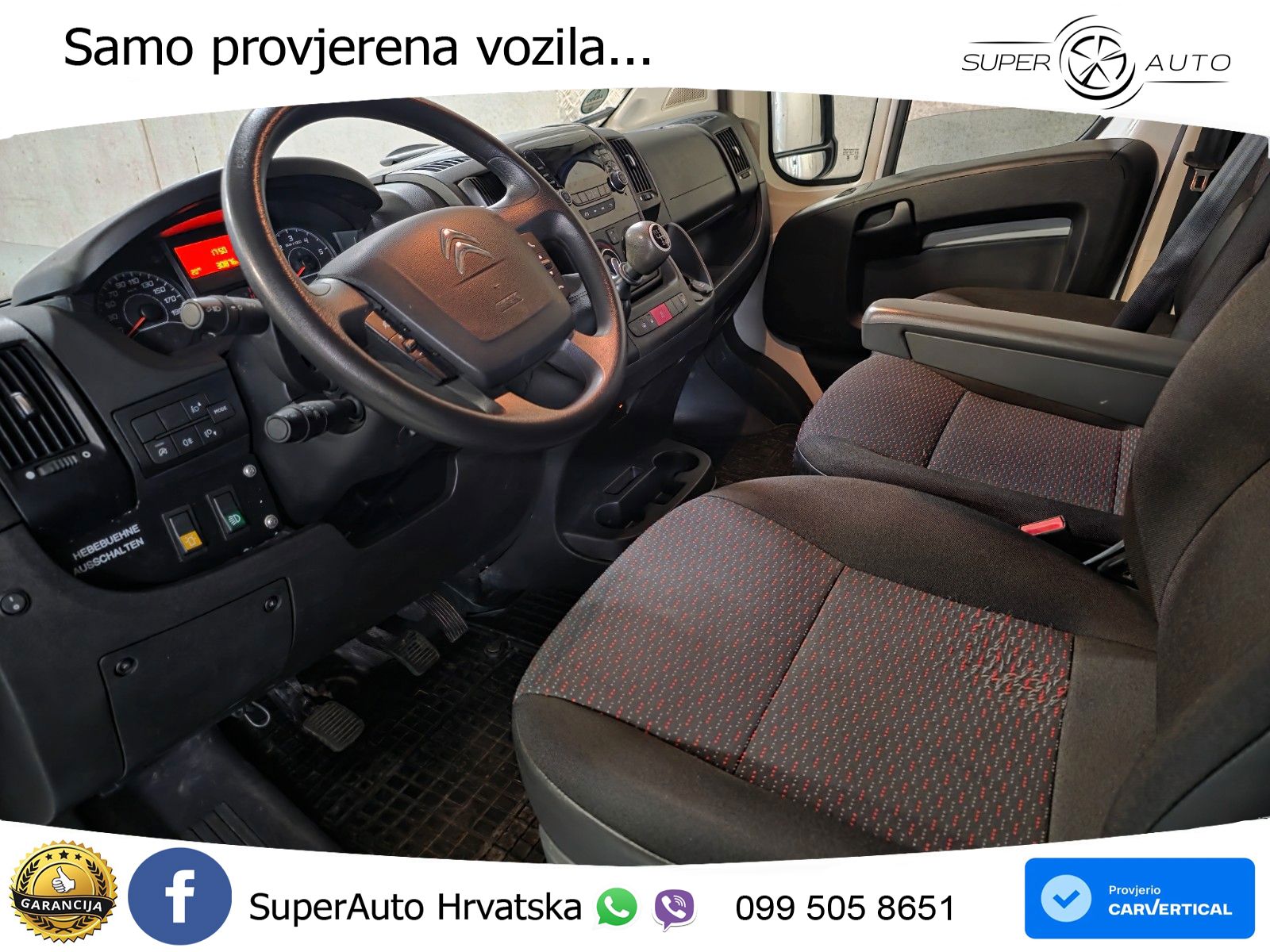 Citroën Jumper 2.2 Koffer Ladebordwand 165 KS