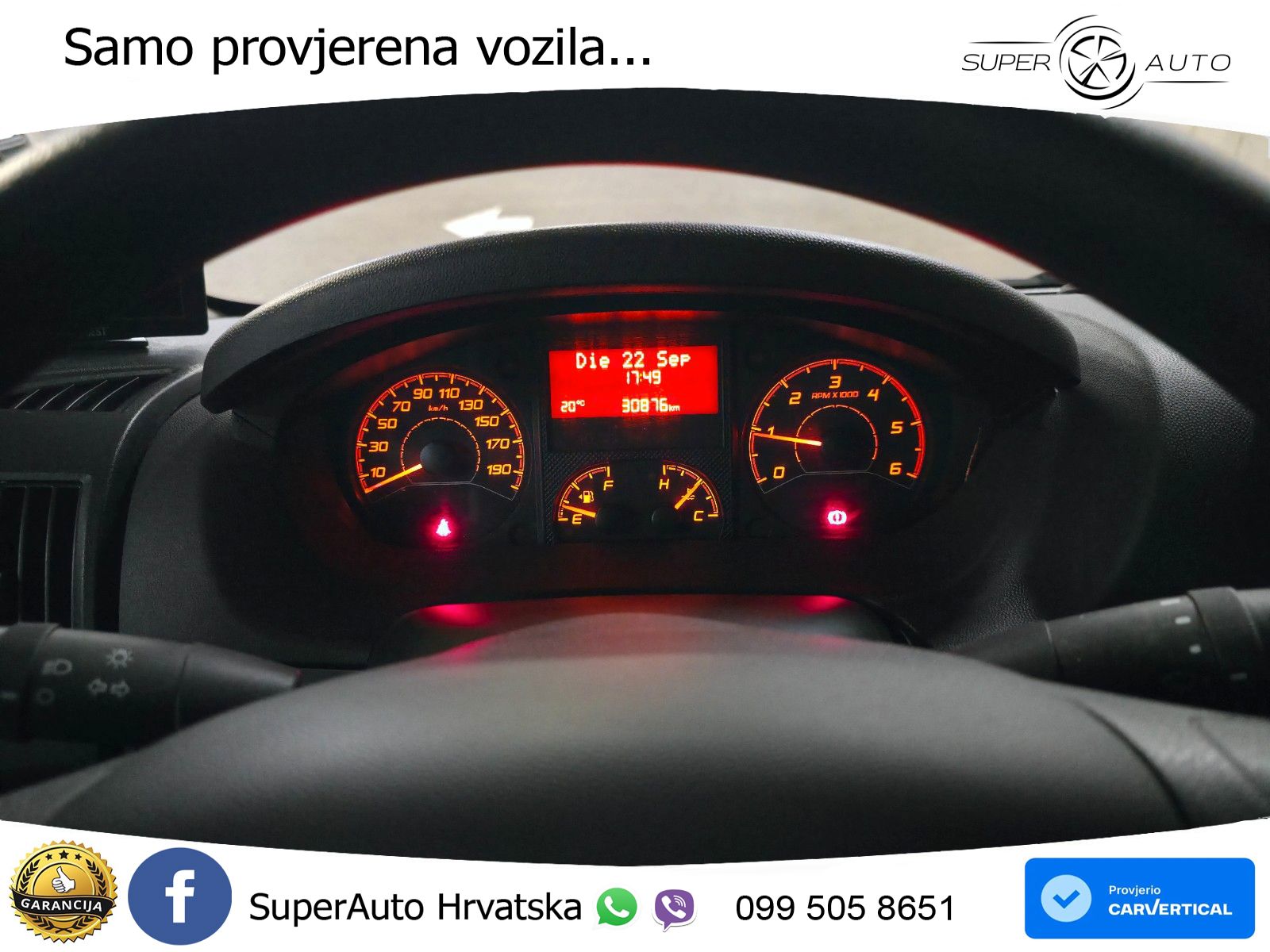 Citroën Jumper 2.2 Koffer Ladebordwand 165 KS