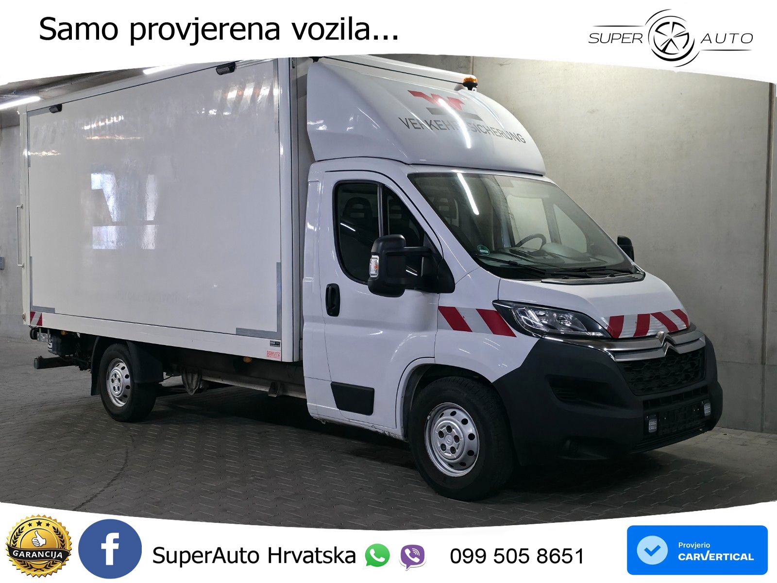 Citroën Jumper 2.2 Koffer Ladebordwand 165 KS